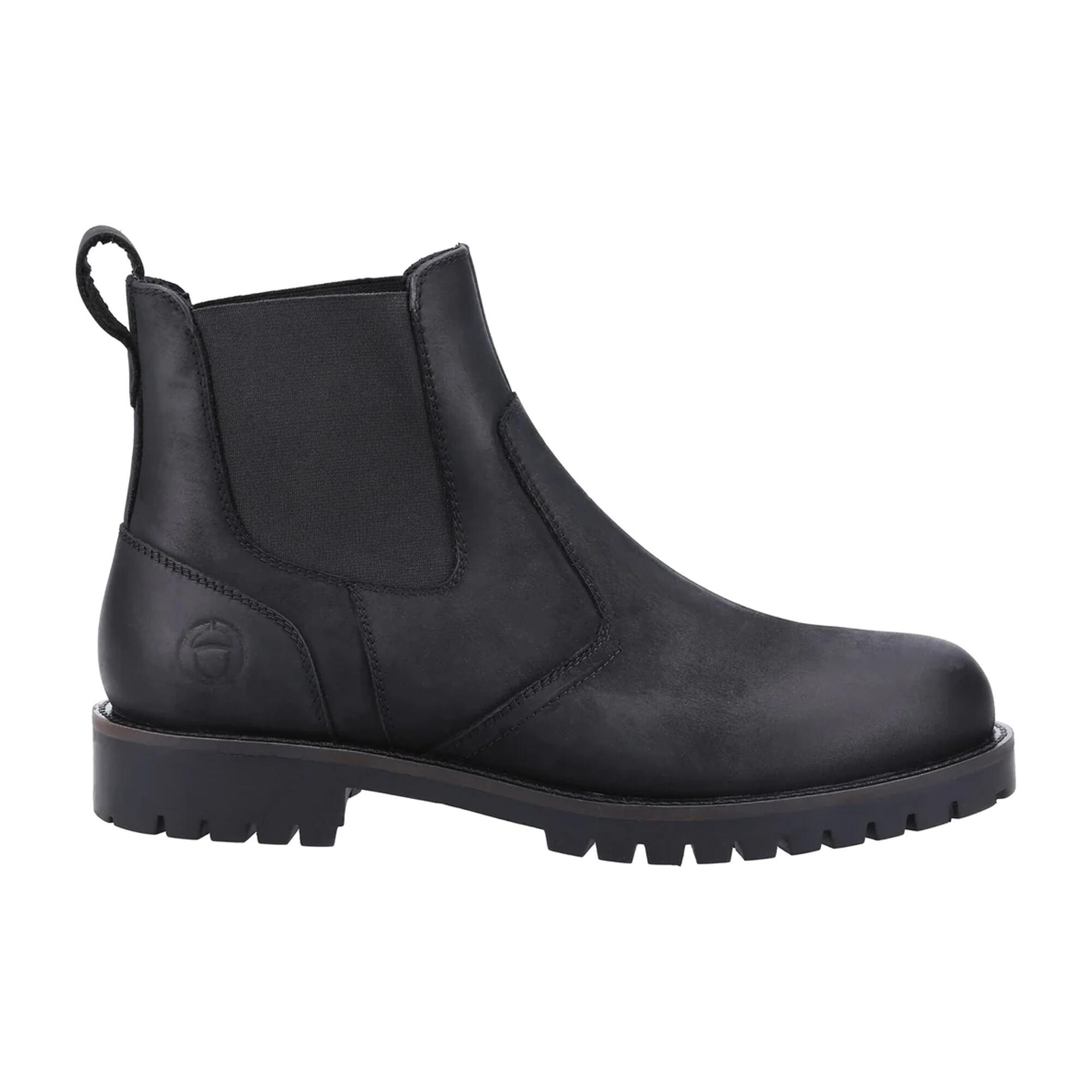 Mens Bodicote Leather Chelsea Boots (Black) 3/5