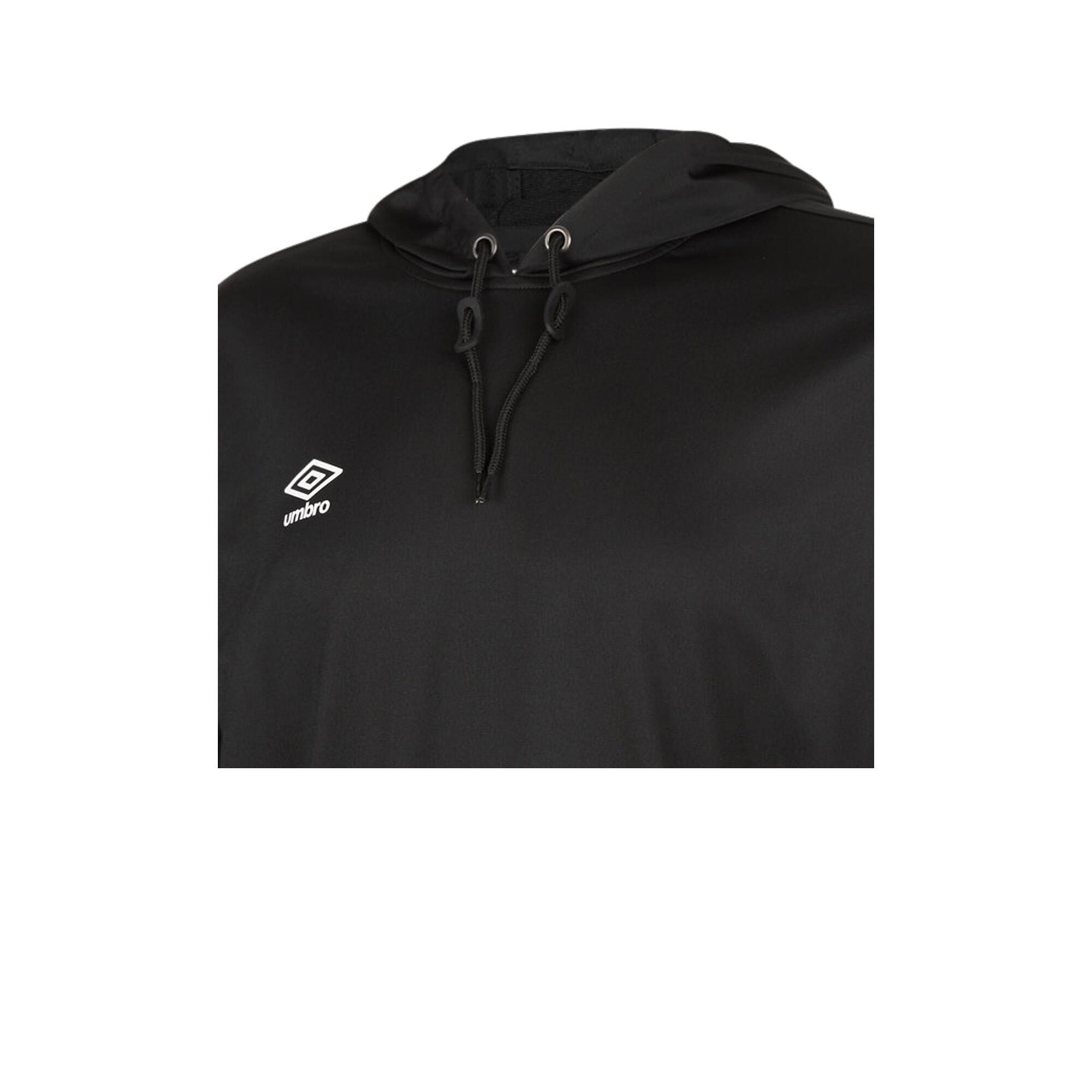 Felpa Con Cappuccio Bambini Umbro Club Essential Nero 3/3