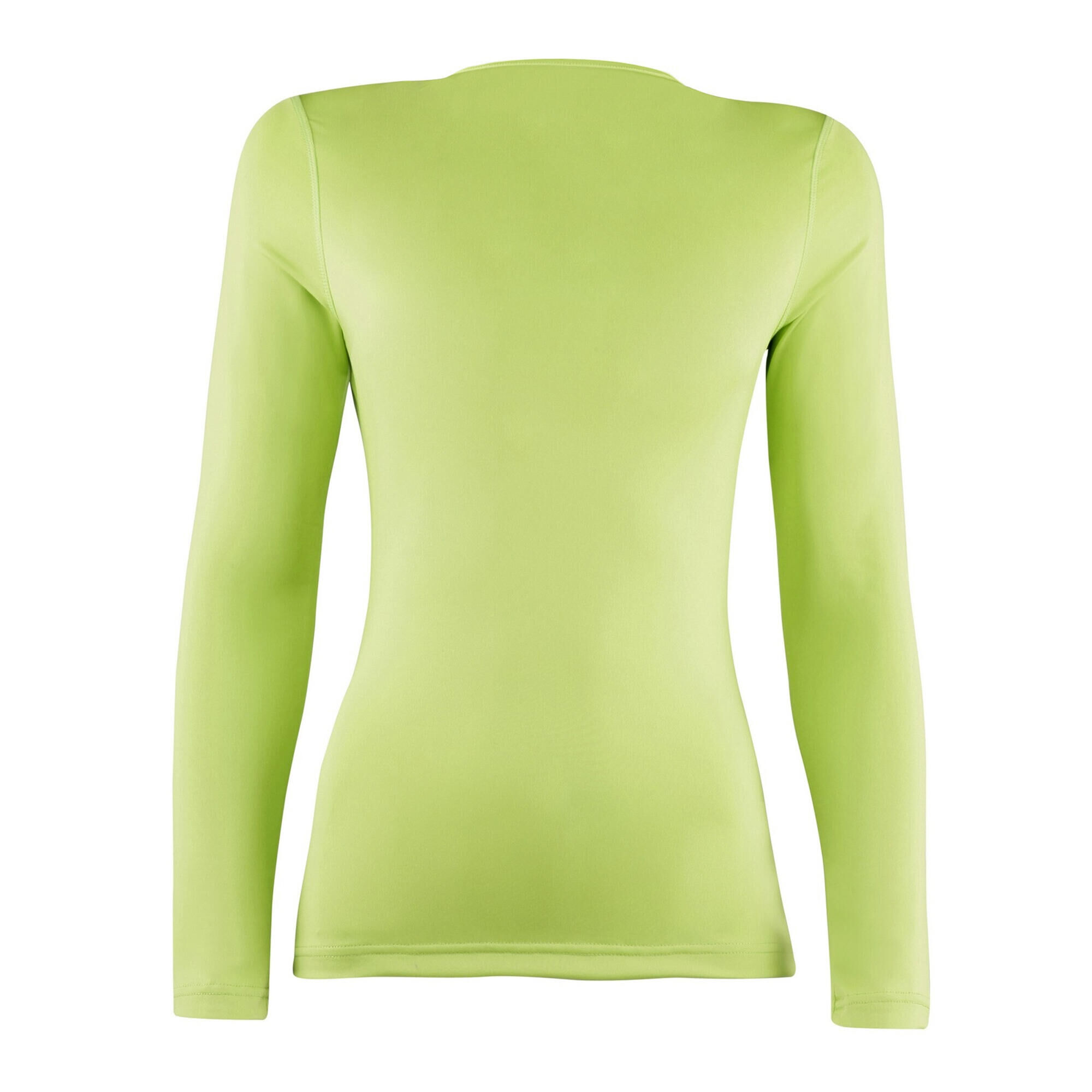 RHINO Womens/Ladies Sports Baselayer Long Sleeve (Lime)
