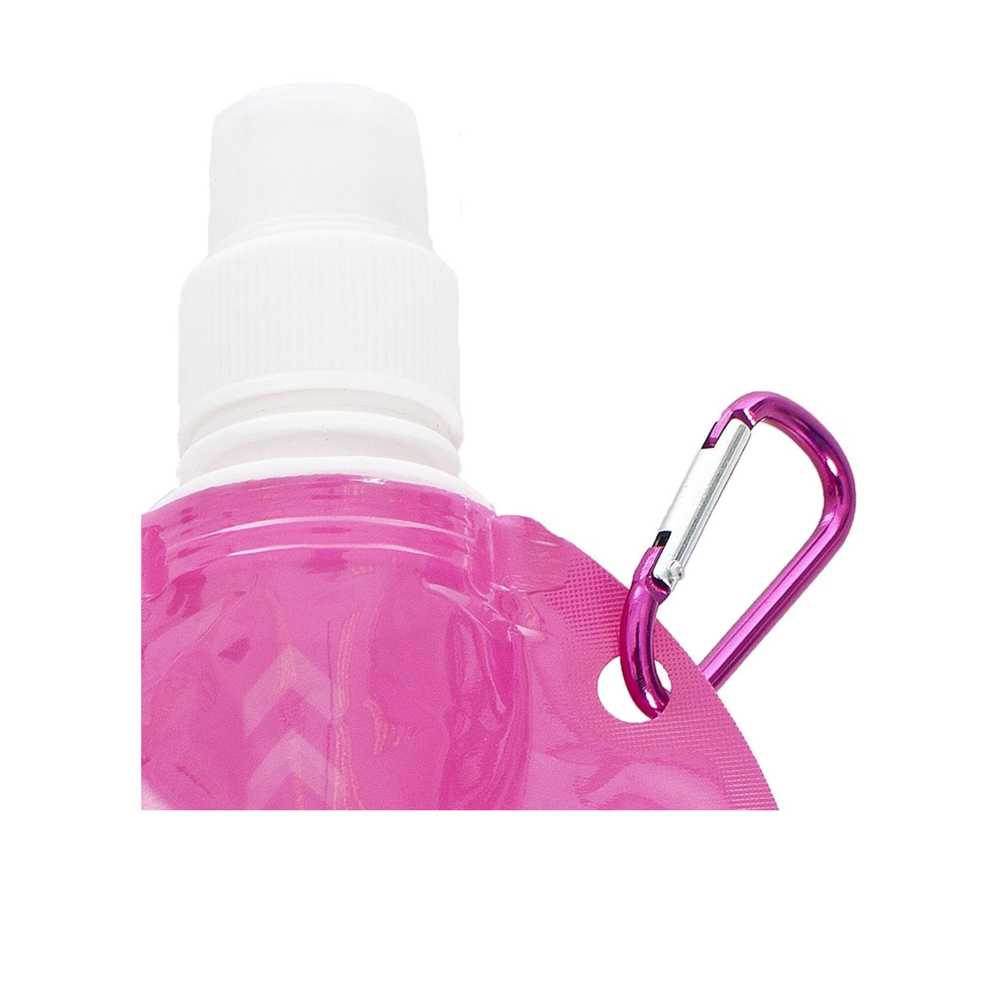 Hydromini Collapsible Water Bottle (Pink) 2/4