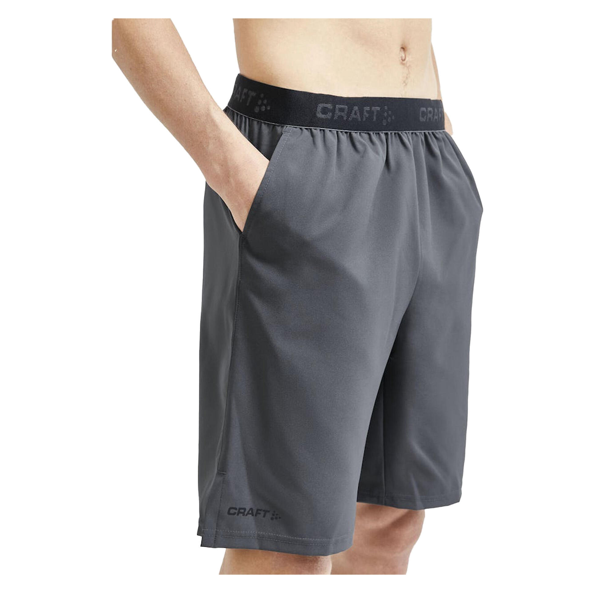 Mens Core Essence Relaxed Fit Shorts (Granite) 3/3