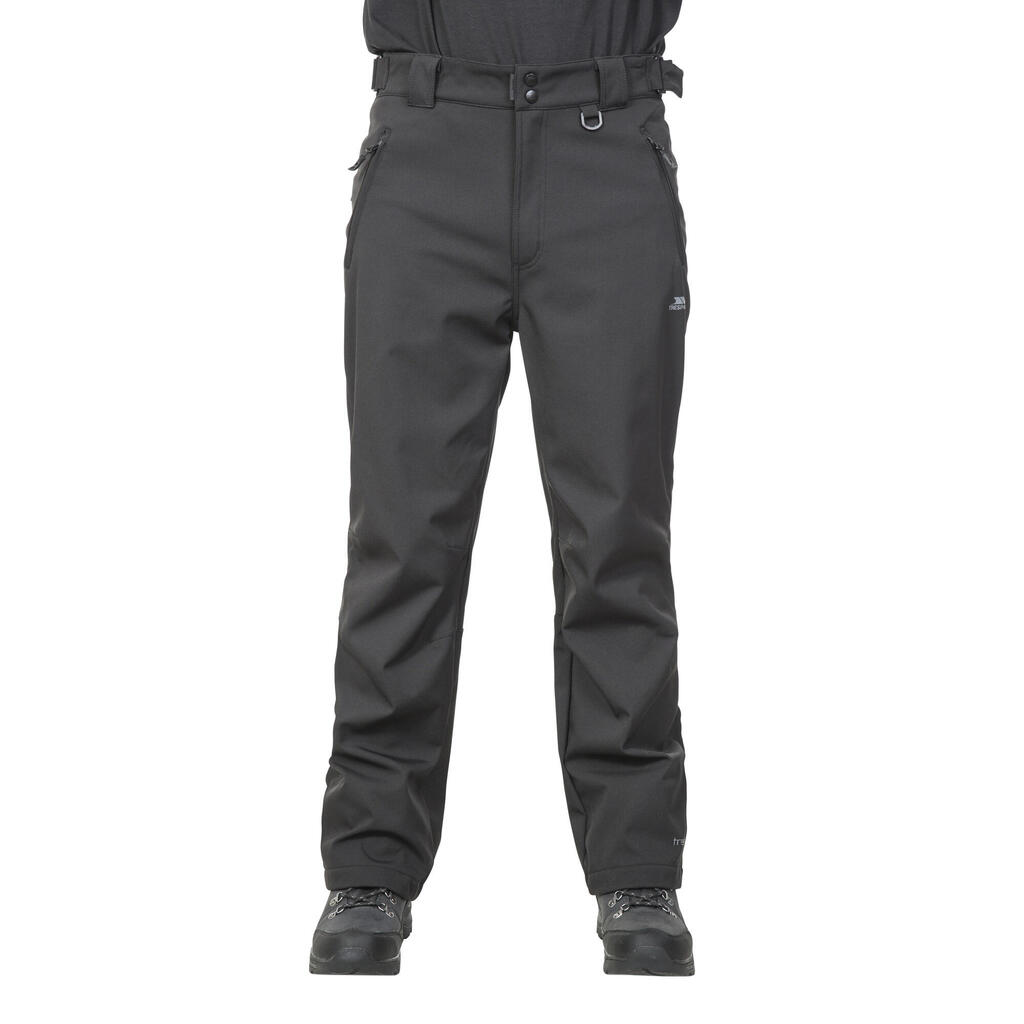 Mens Hemic Water Resistant Softshell Trousers (Black)