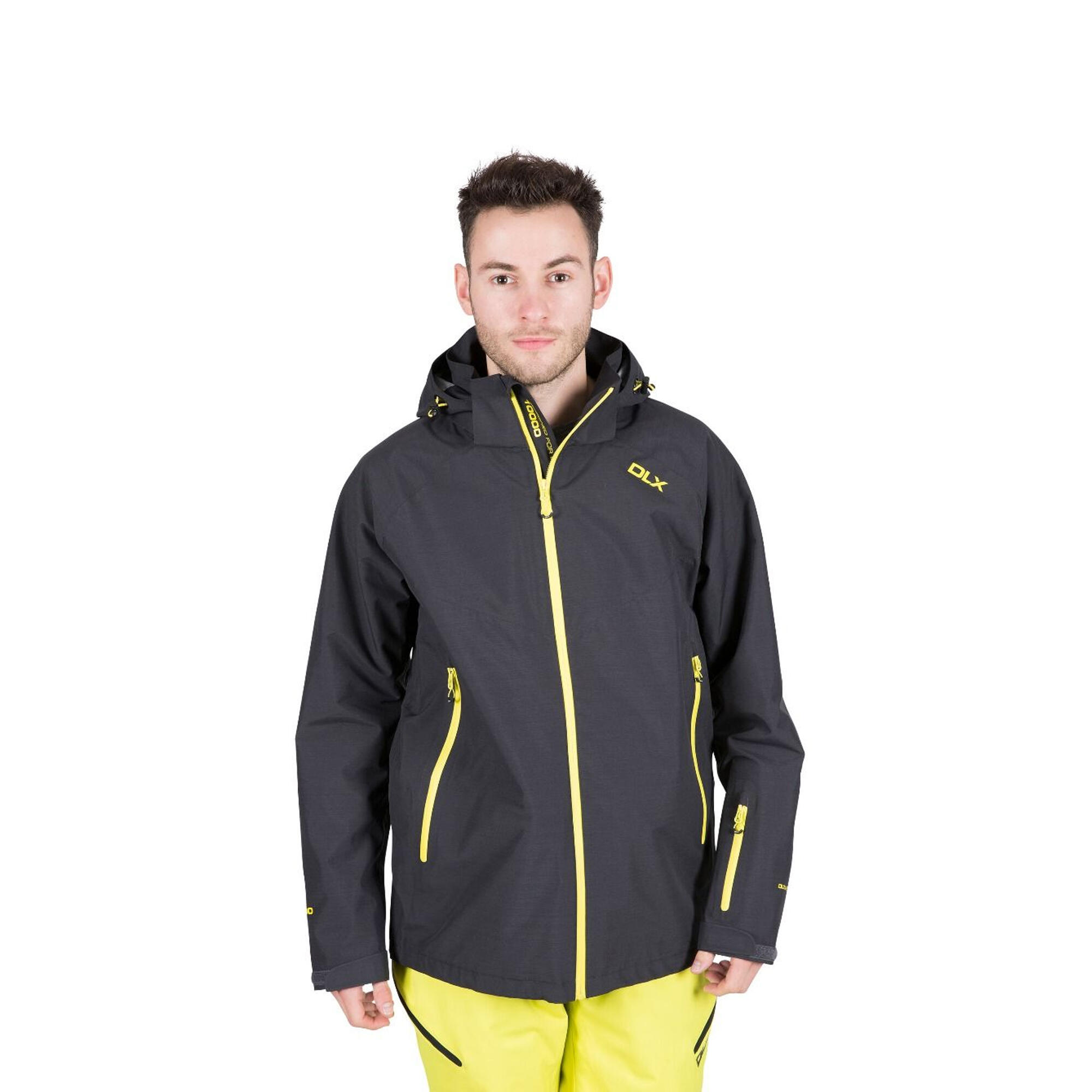 DLX Giacca Da Sci Impermeabile Uomo Trespass Crompton Grigio Scuro 3/4
