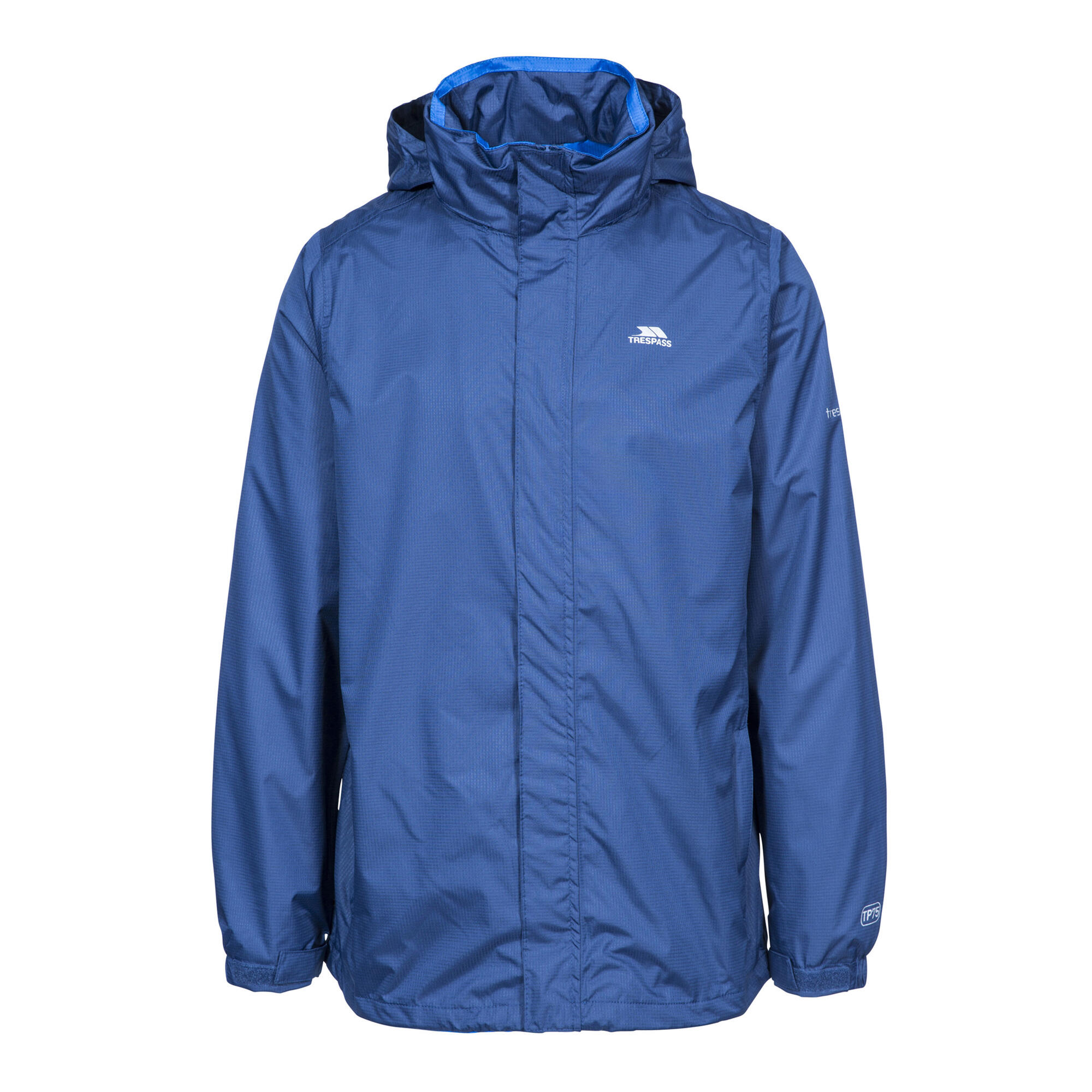 TRESPASS Mens Fraser II Waterproof Jacket (Navy Tone)