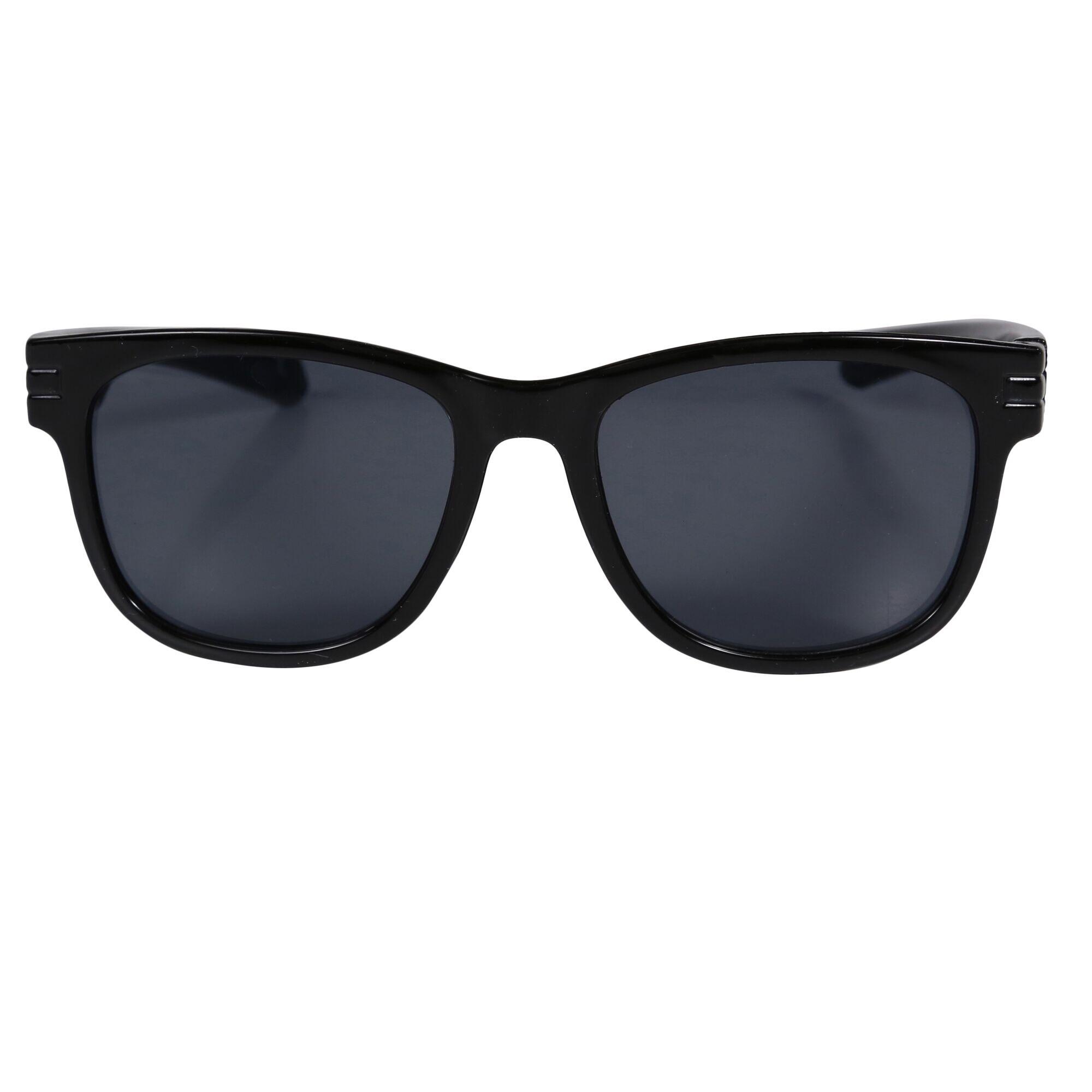 Mens Sargon Round Sunglasses (Black) 3/4