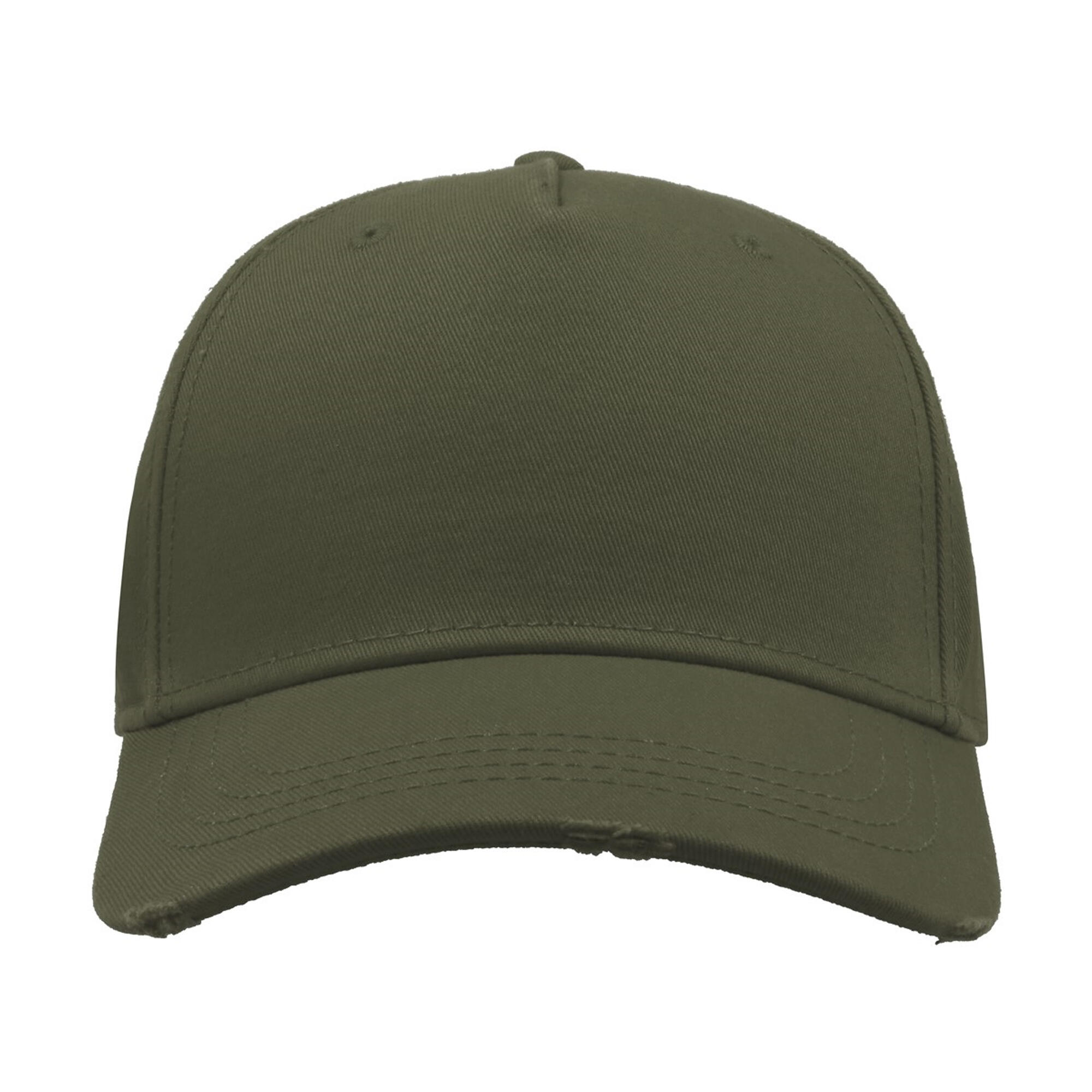 Cargo Weathered Visor 5 Panel Cap (Pack of 2) (Olive) 3/3