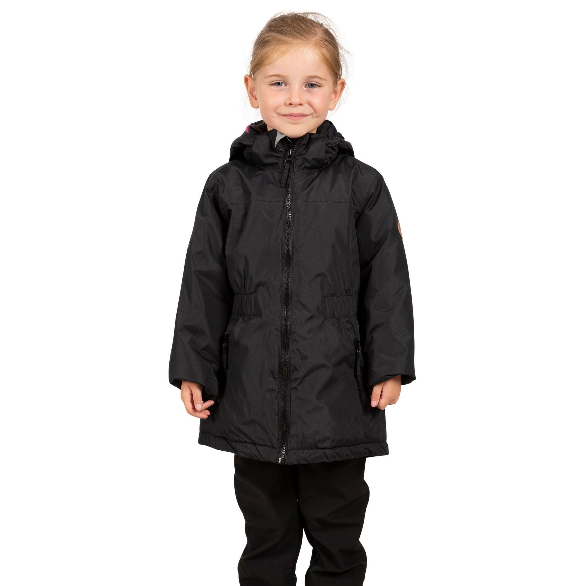 Giacca Impermeabile Ragazze Trespass Bertha Nero 3/4