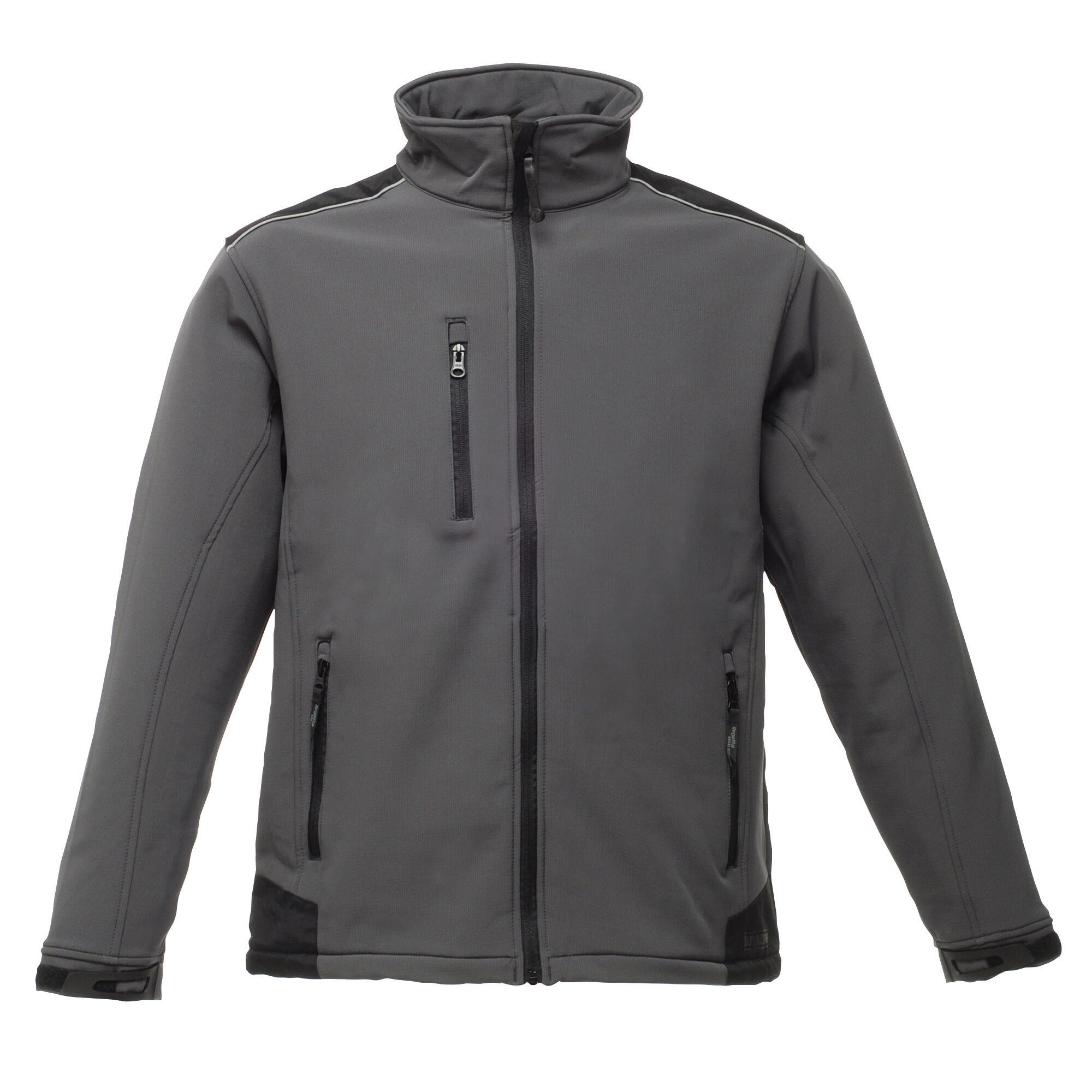 Giacca softshell da uomo (grigio/nero)