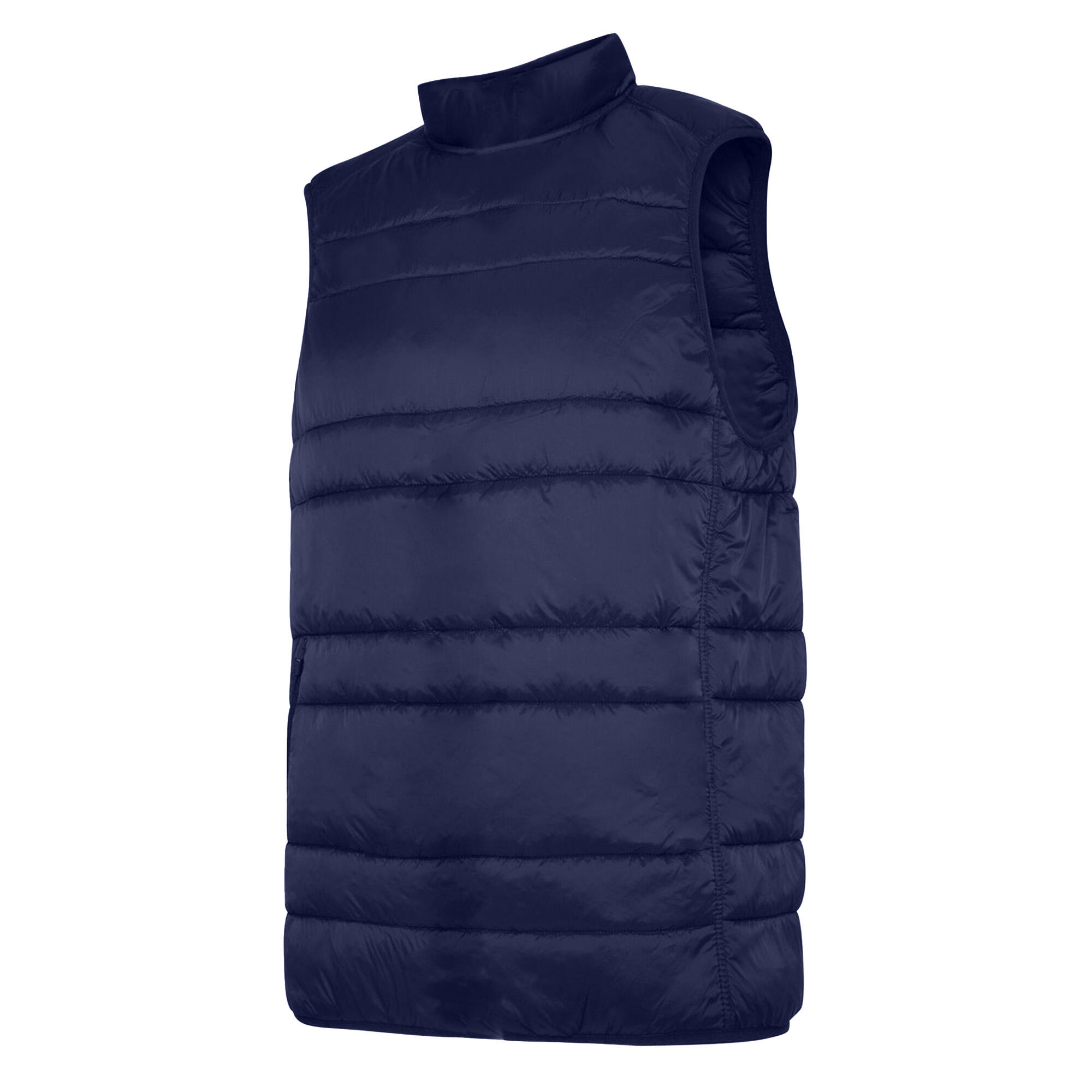 Mens Club Essential Gilet (Dark Navy/White) 2/3