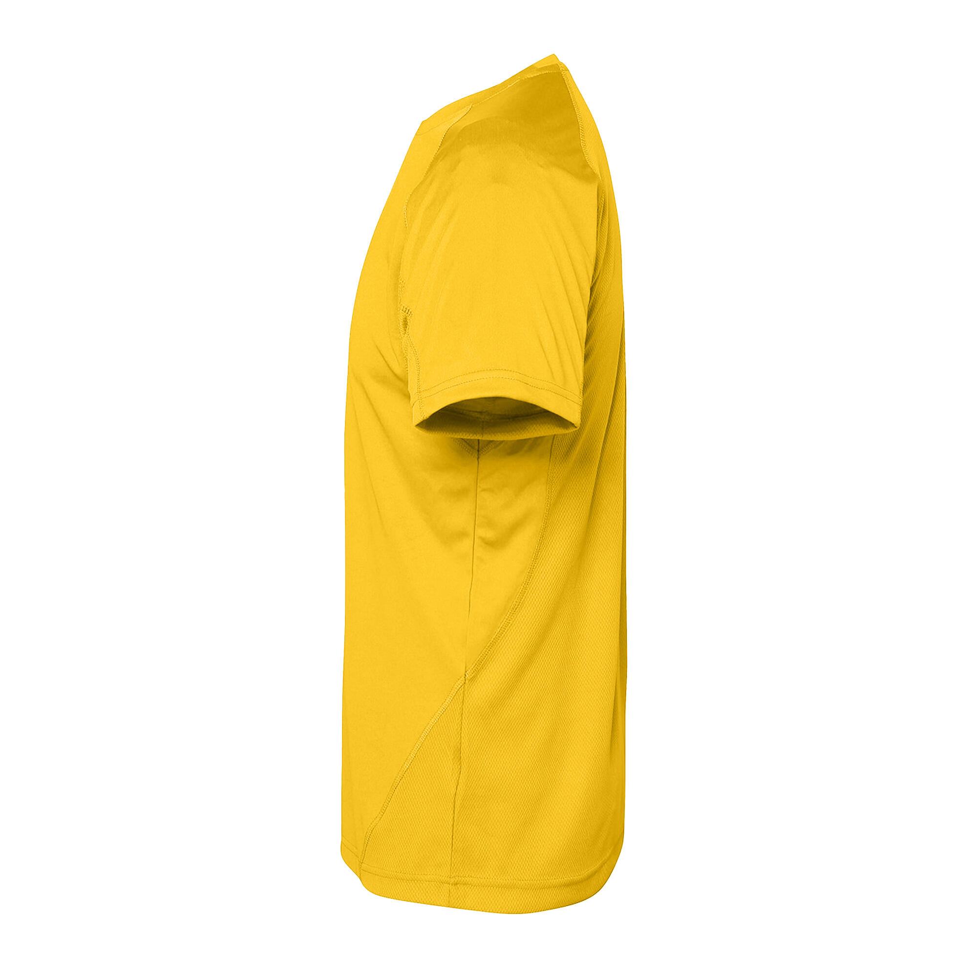 Tri Dri Mens Panelled Short Sleeve TShirt (Sun Yellow) 3/3