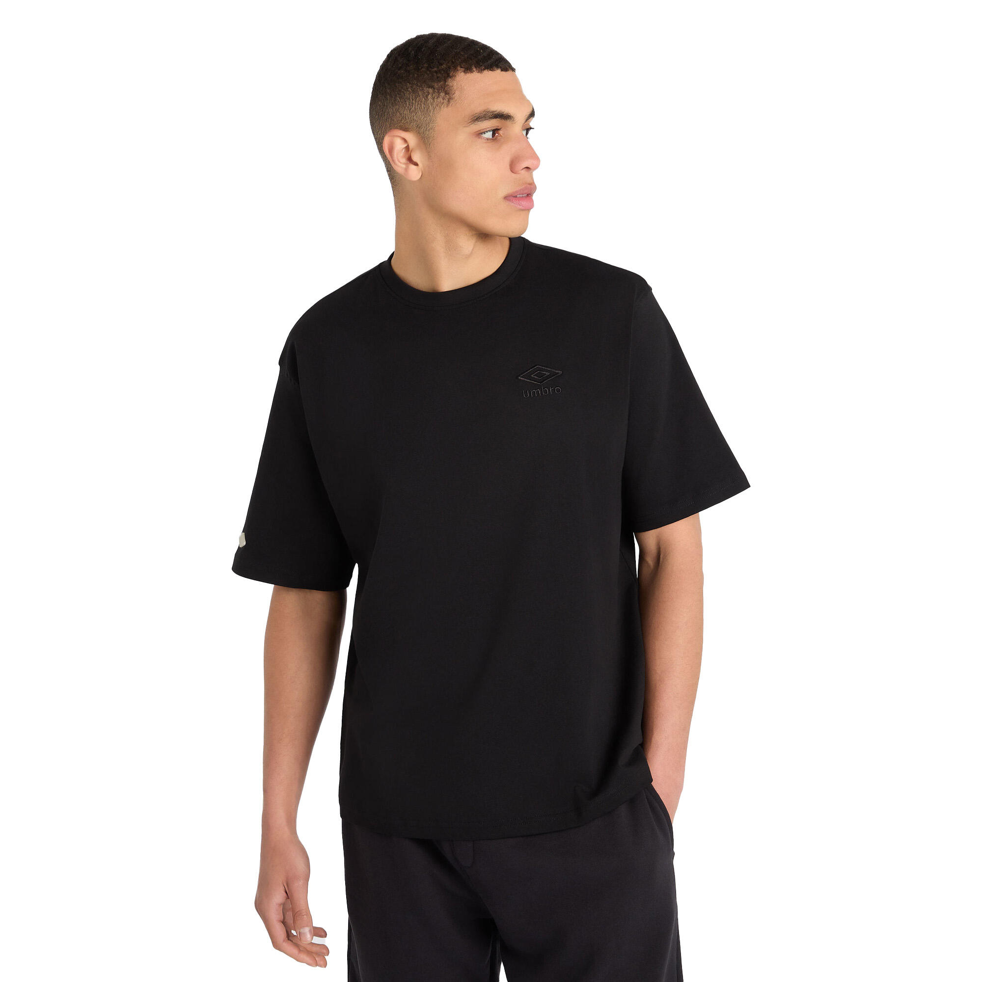 Mens Oversized Sports TShirt (Black) 4/4