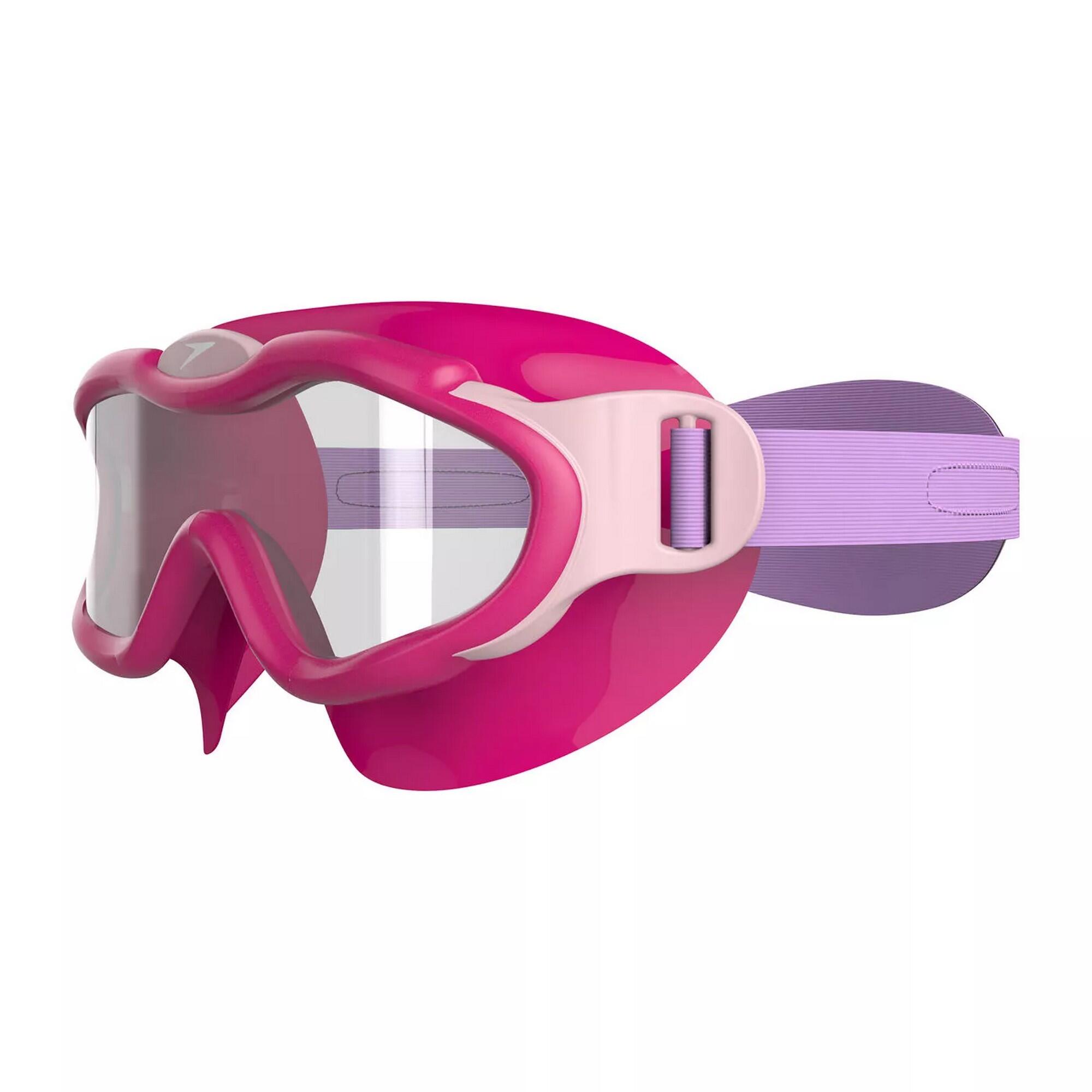 Childrens/Kids Biofuse Swimming Goggles (Pink/Purple) 3/3