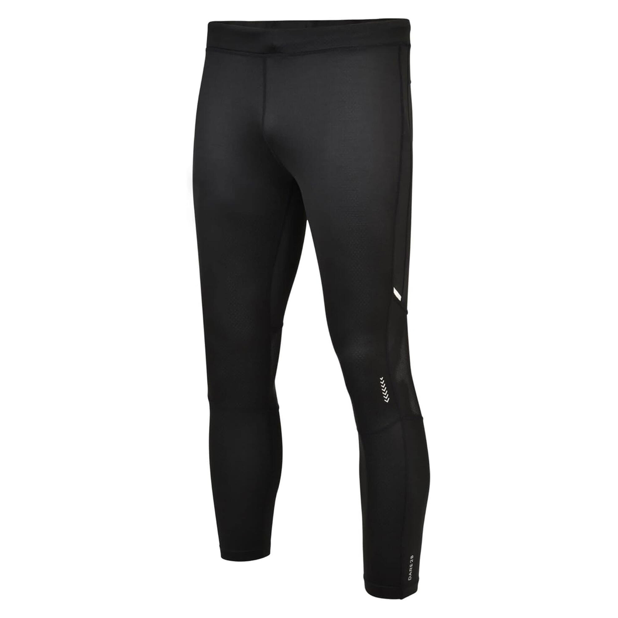 Mens Abaccus II Fitness Tights (Black) 3/4