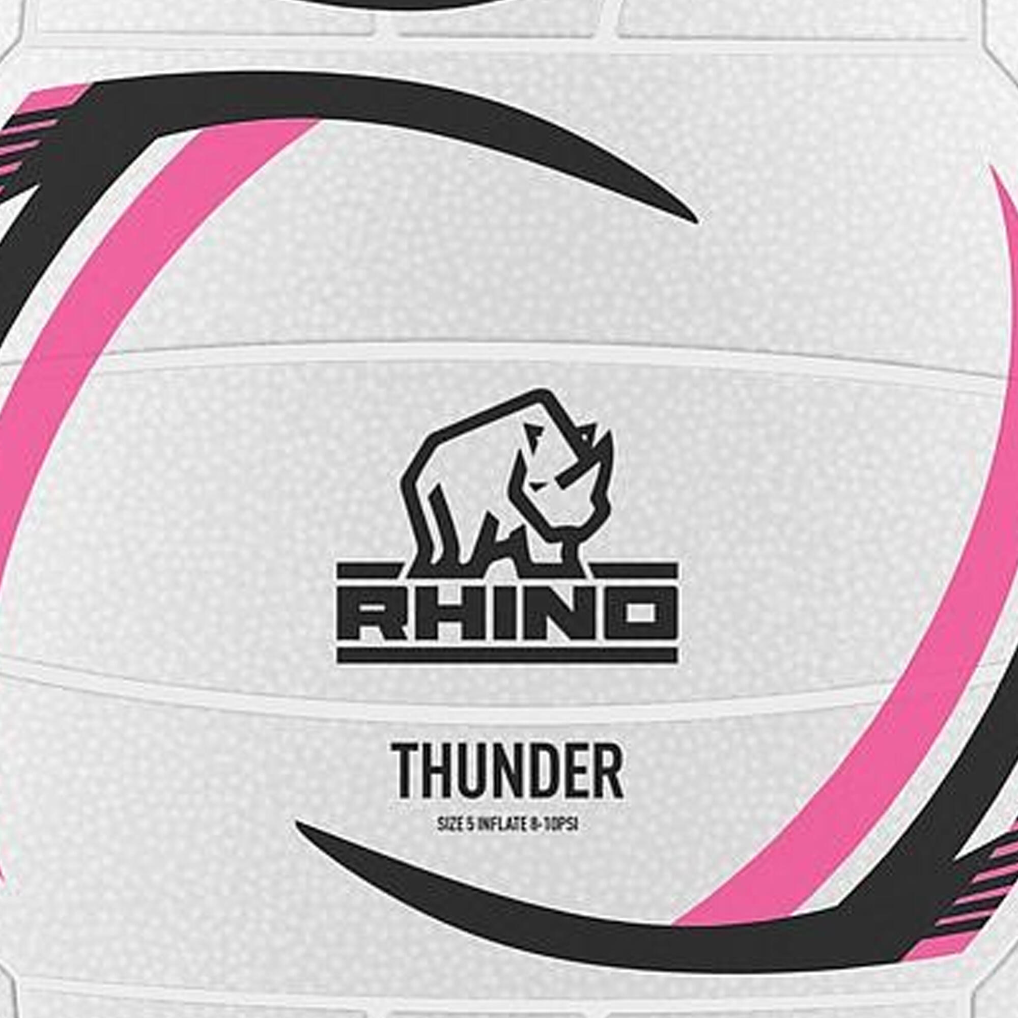 Thunder Netball (White/Pink/Black) 3/3