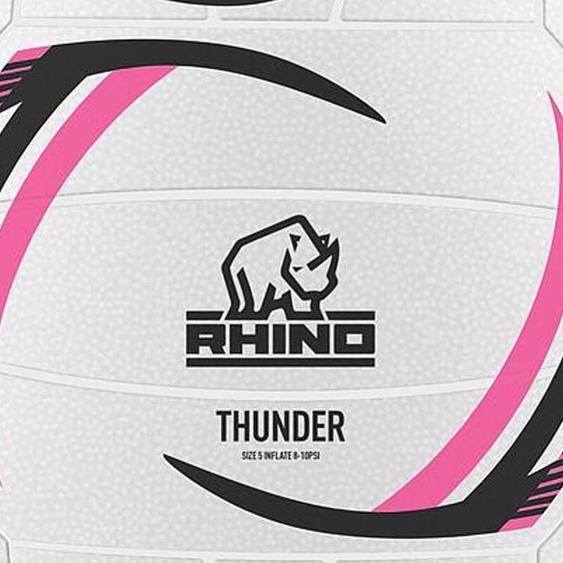 Netzball Thunder Nylon, Butyl Damen und Herren Weiß/Pink/Schwarz