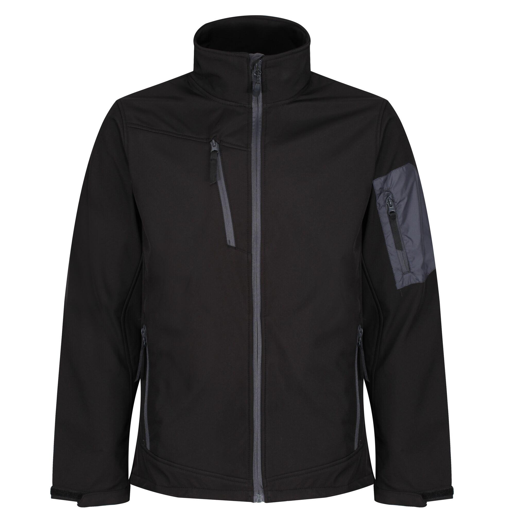 Standout Mens Arcola 3 Layer Softshell Jacket (Waterproof And Breathable) (Black 1/5