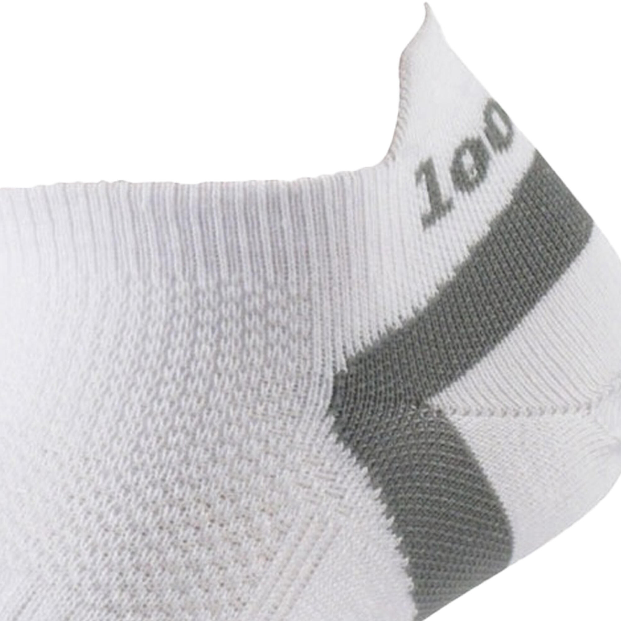 Womens/Ladies Ultimate Liner Socks (White) 3/3