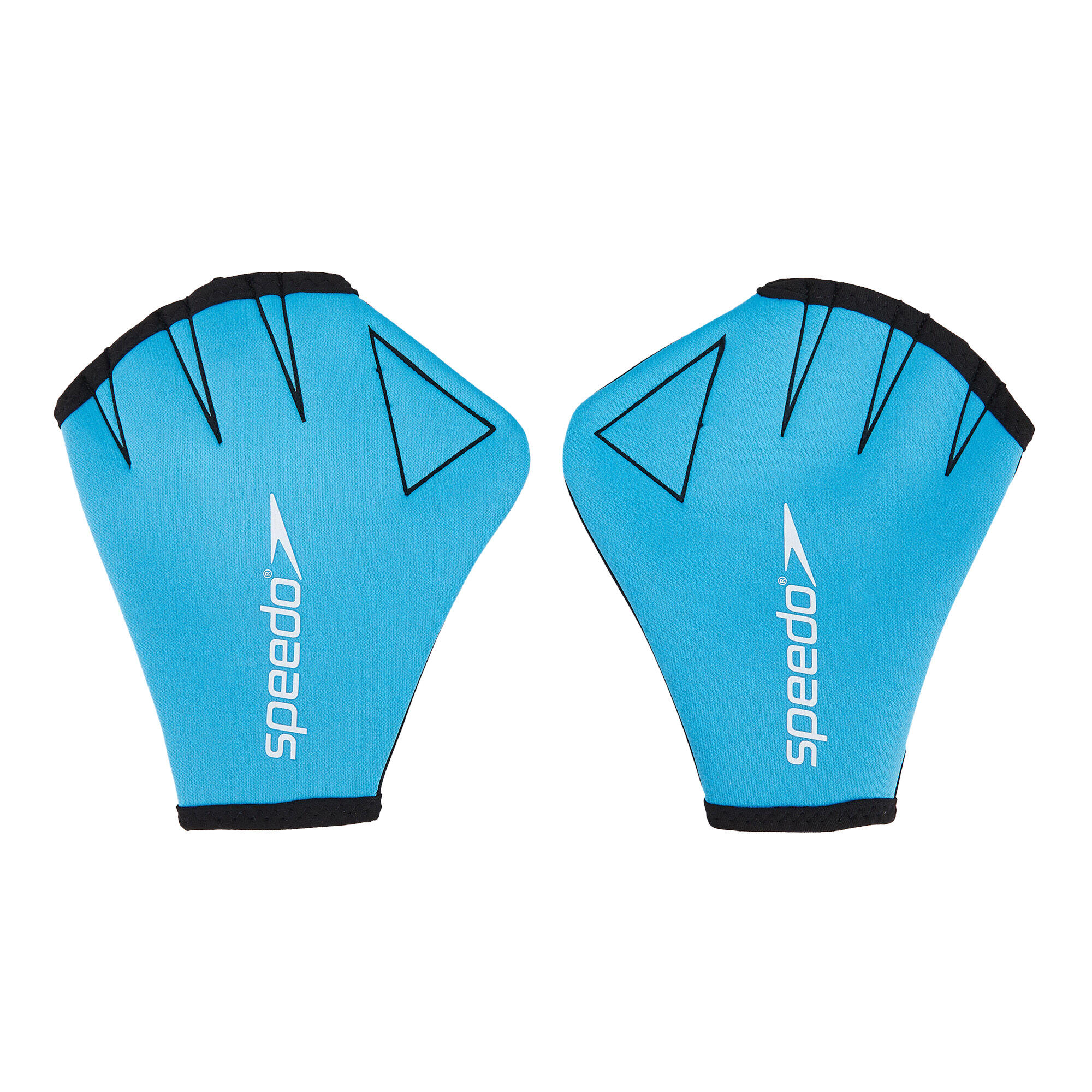 Unisex Adult Swimming Gloves (Blue/Black) 2/3