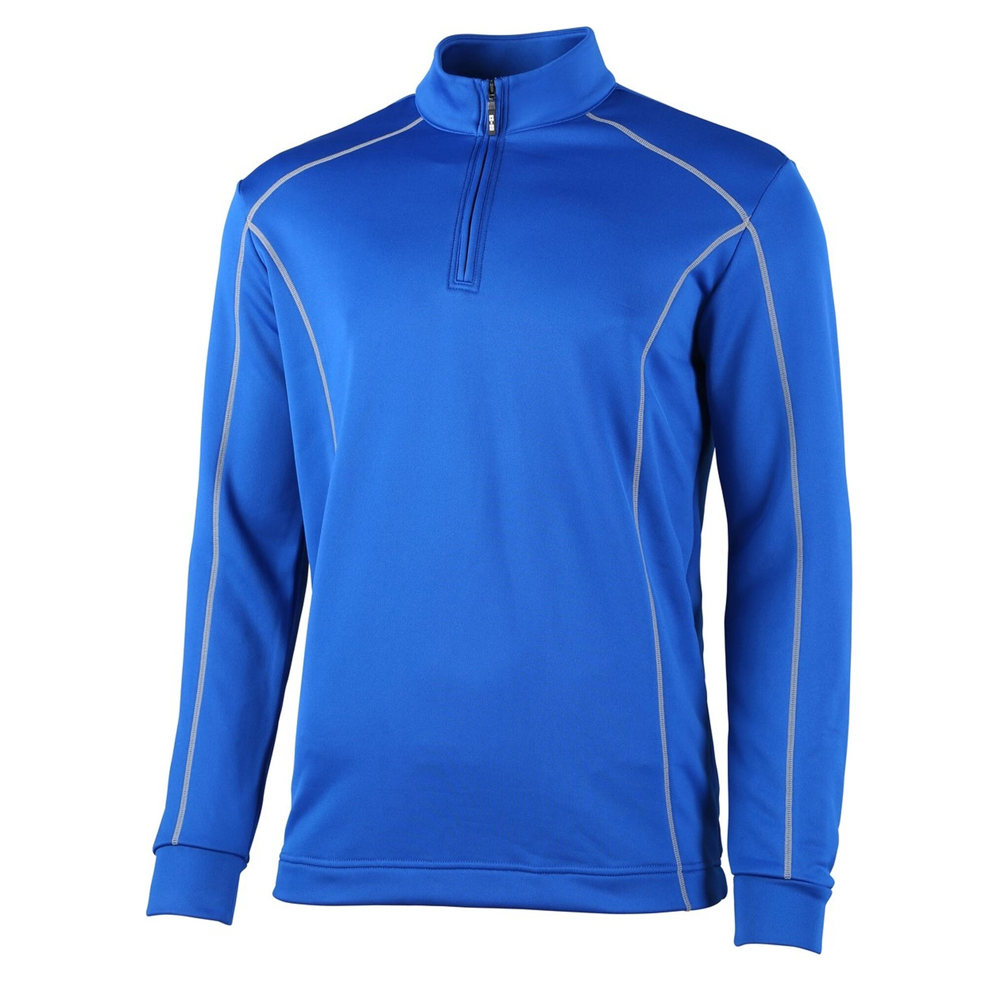 RHINO Mens Seville 1/4 Zip Midlayer Sports Top (Royal)