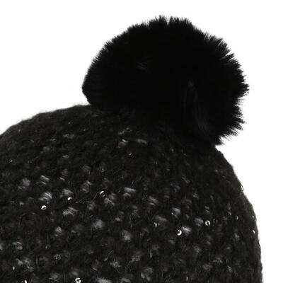 Dames lorelai iv bobble wintermuts (zwart)