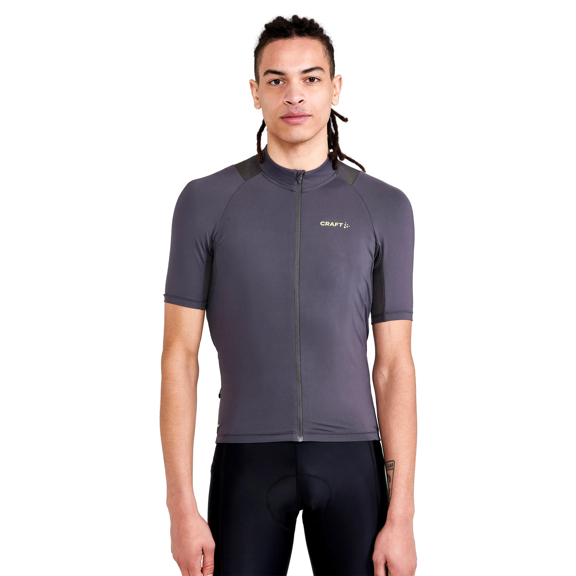 Mens ADV Endur Cycling Jersey (Granite) 3/3