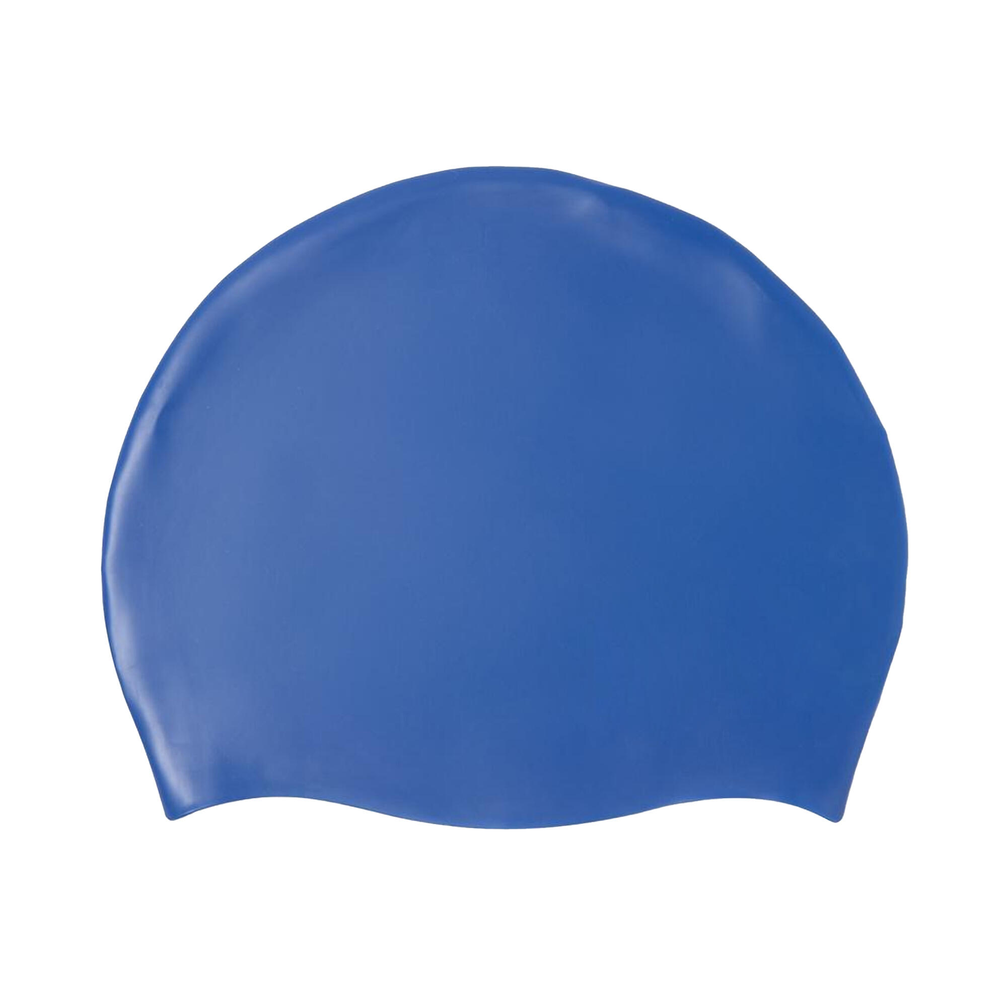 Childrens/Kids Silicone Swim Cap (Blue) 2/4