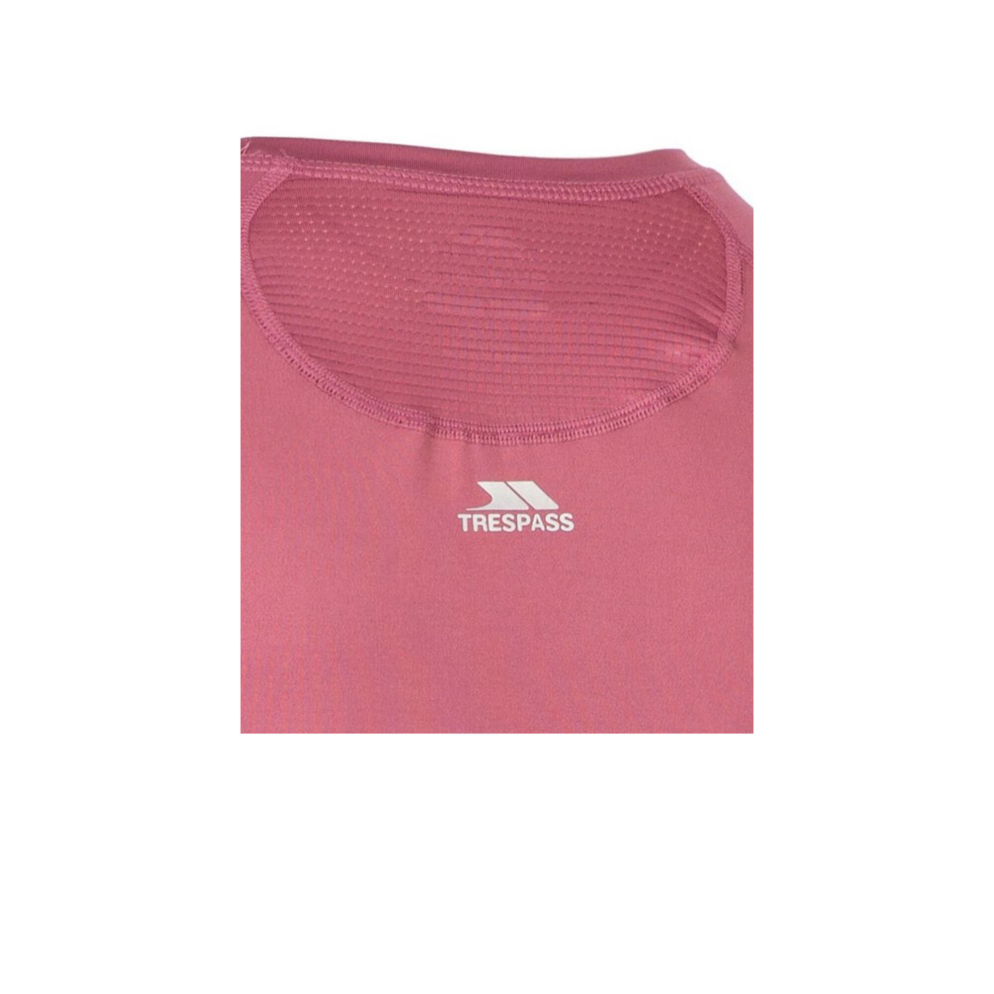 Maglietta Di Base Donna Trespass Ivana Fard Rosa 3/4