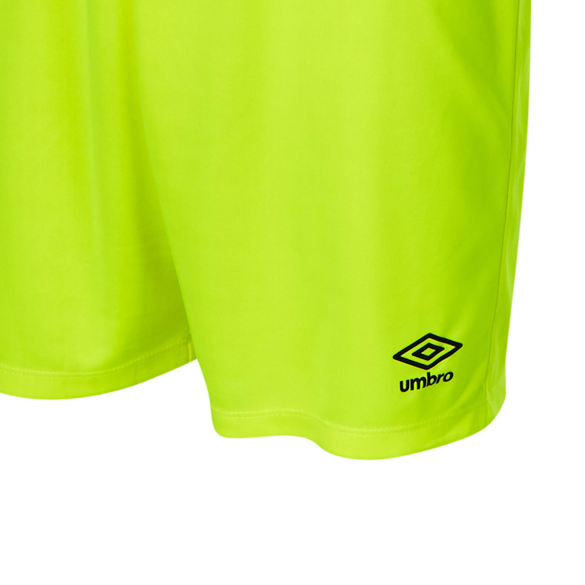 Short CLUB Enfant (Jaune Fluo / Carbone) 3/4