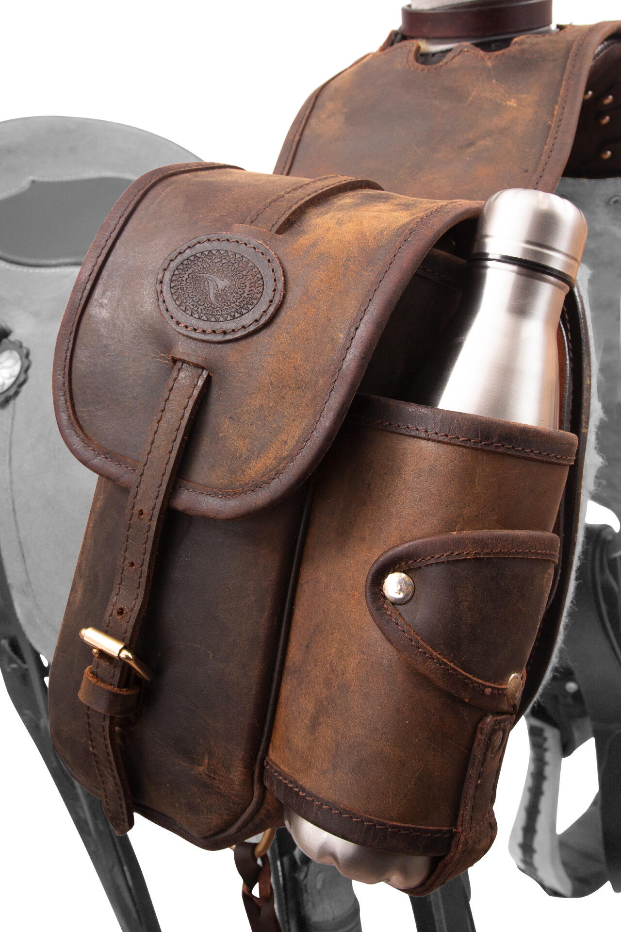 Borsa anteriore da Trekking realizzata in cuoio Aus 531 5/7