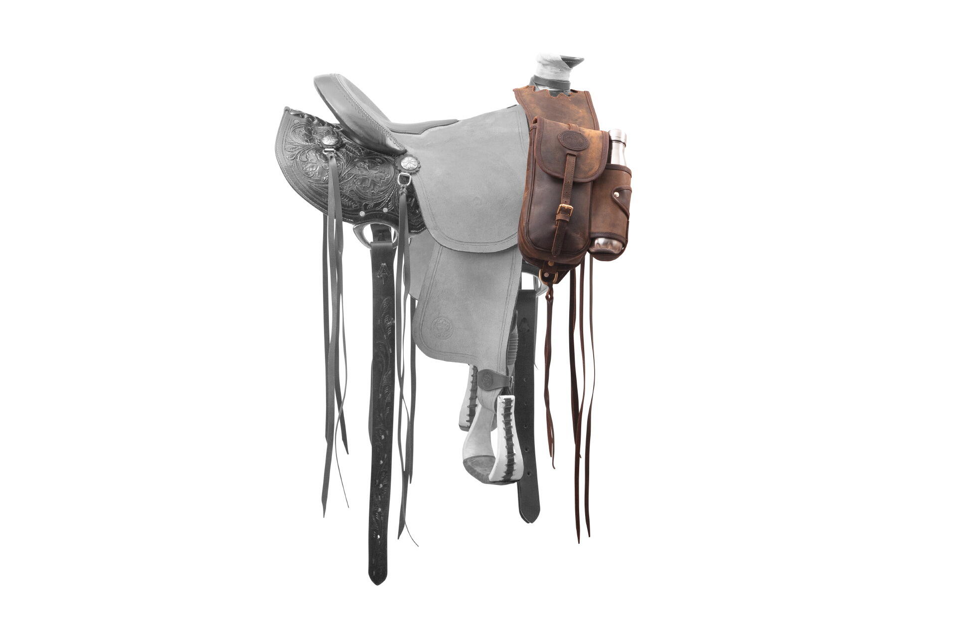 Borsa anteriore da Trekking realizzata in cuoio Aus 531 7/7
