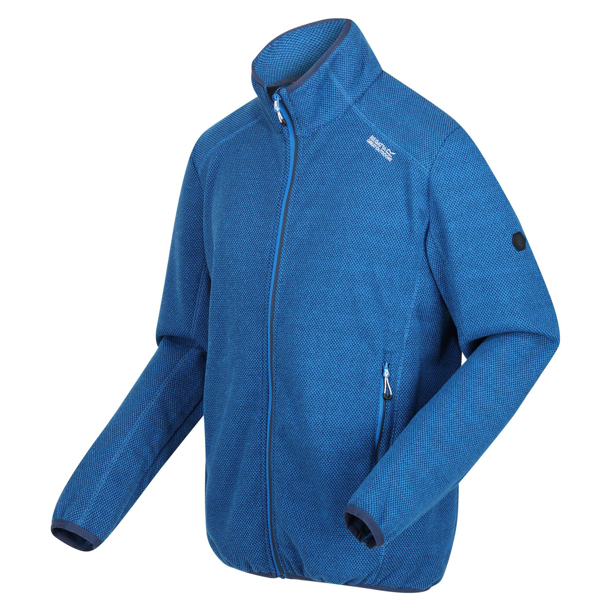 Great Outdoors Mens Torrens Full Zip Fleece (Skydiver Blue) 4/5