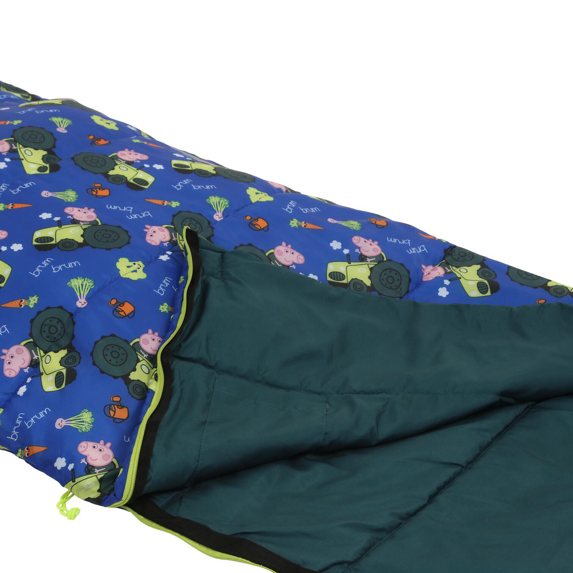 Childrens/Kids Roary Tractor Peppa Pig Sleeping Bag (Imperial Blue) 4/5