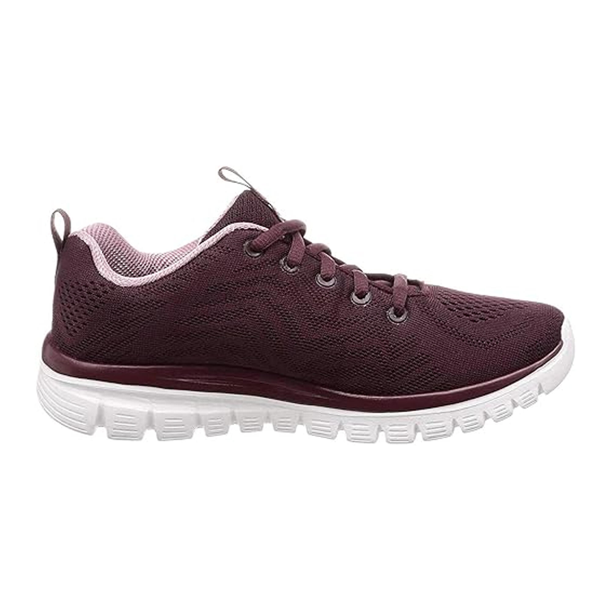 Womens/Ladies Graceful Get Connected Trainers (Wine) 3/5