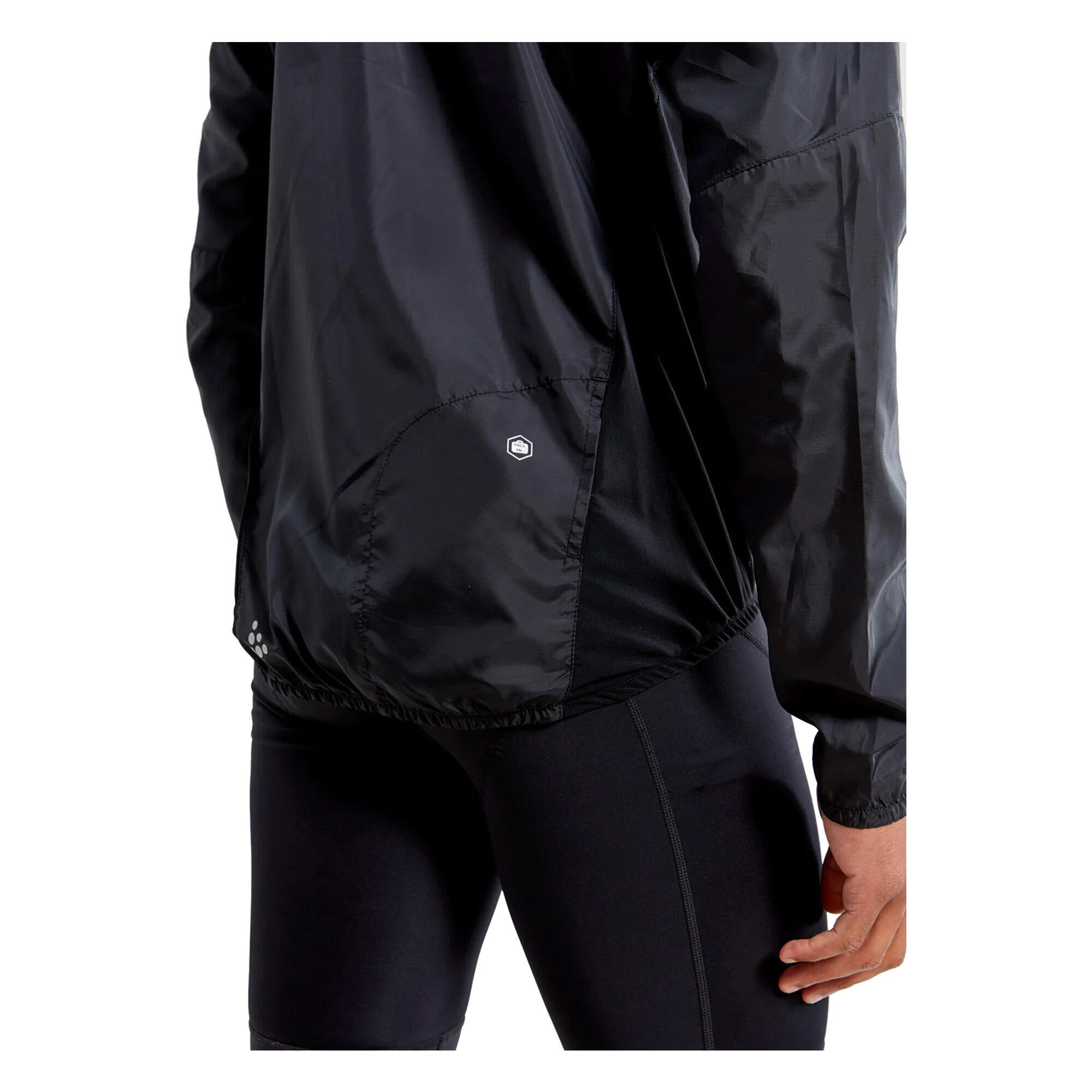 Mens Essence Windproof Cycling Jacket (Black) 4/4