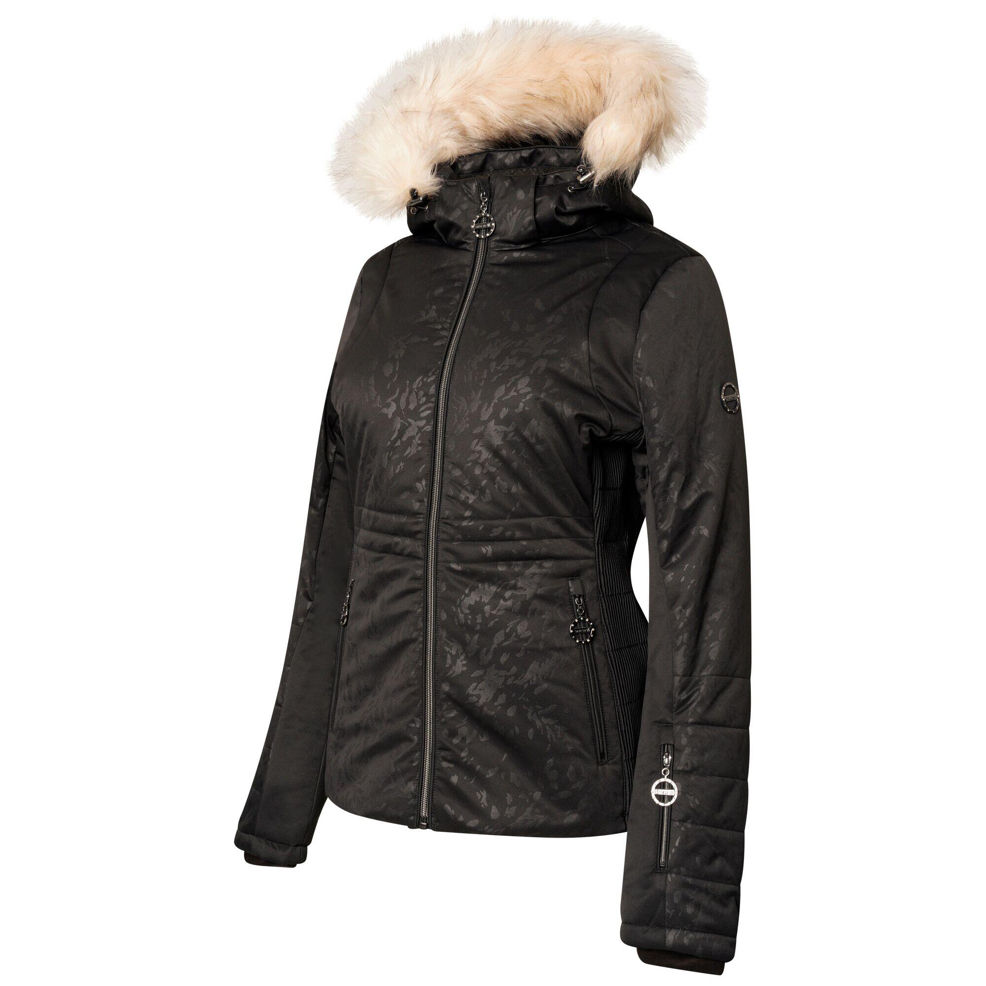 Womens/Ladies Prestige II Luxe Petal Ski Jacket (Black) 3/4