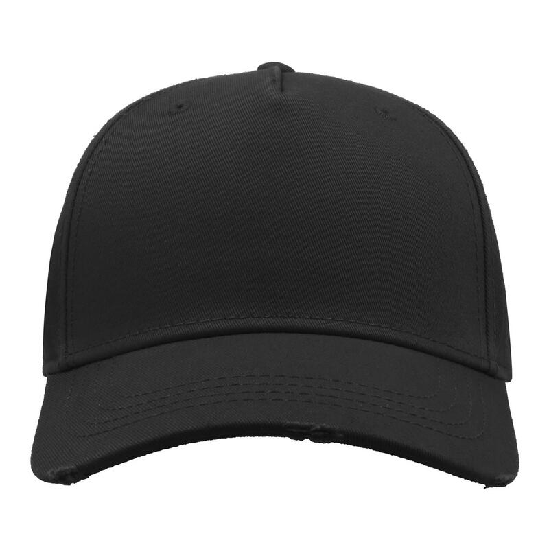 Lot de 2 casquettes effet usé Adulte (Noir)