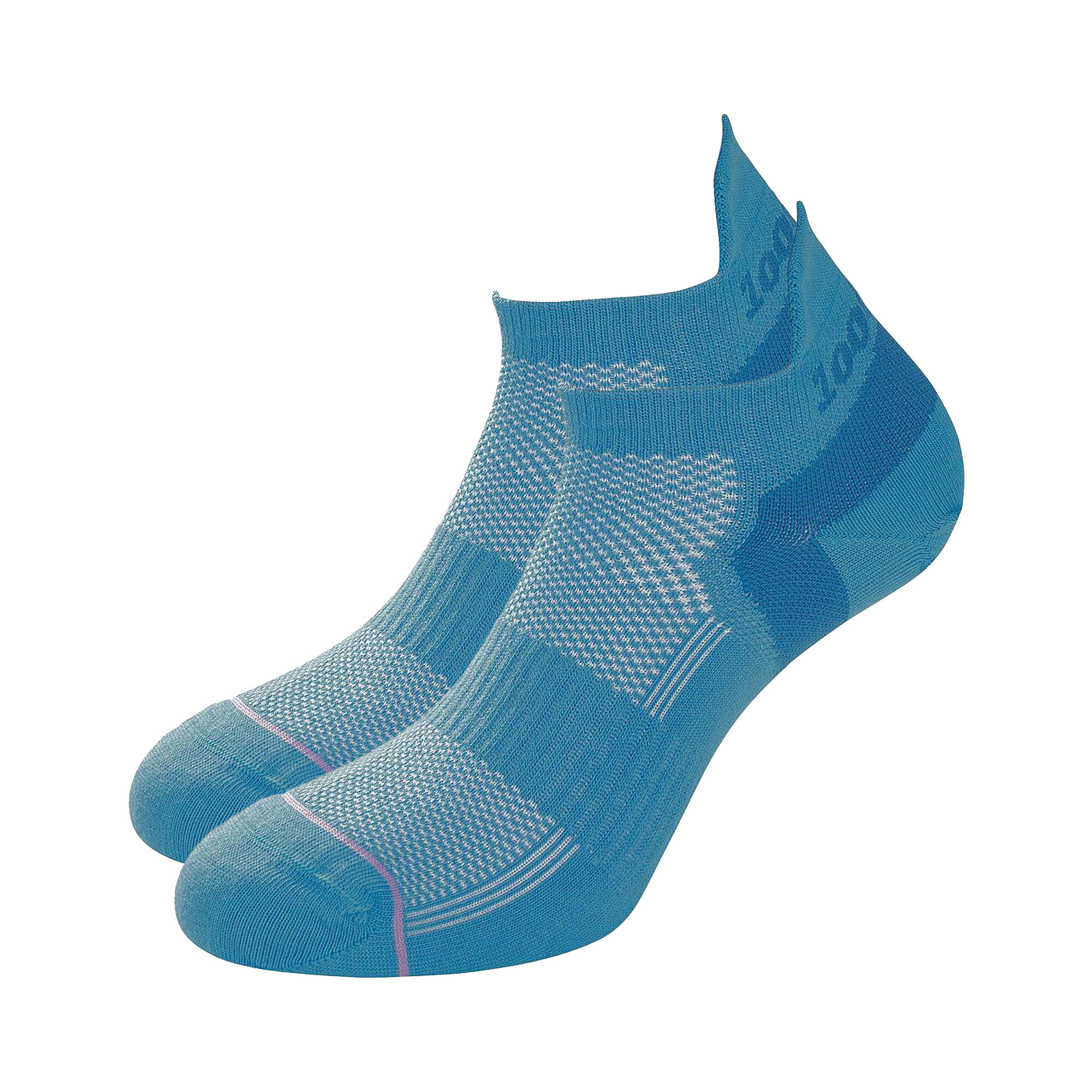 Womens/Ladies Ultimate Liner Socks (Teal) 2/3