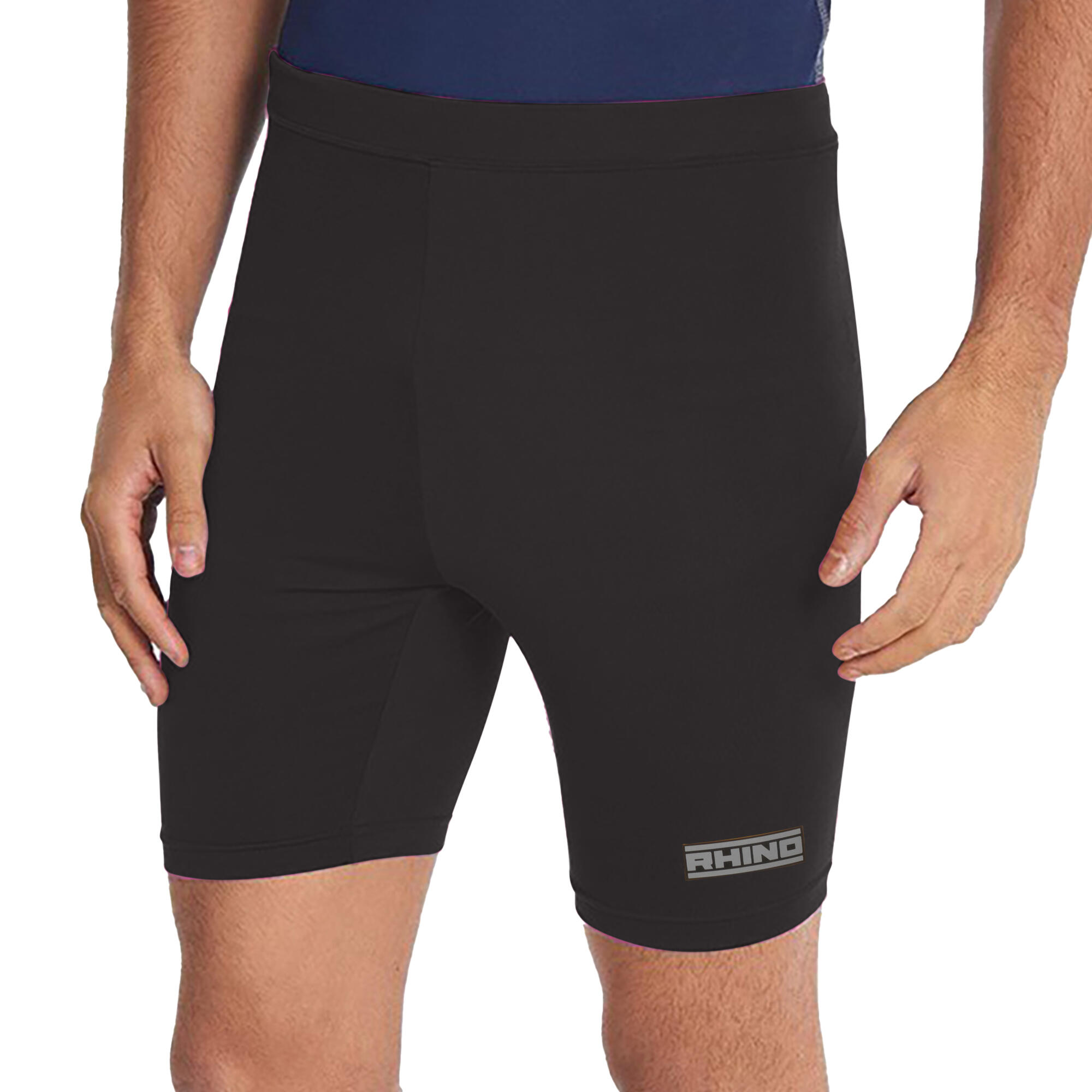 Mens Sports Base Layer Shorts (Black) 2/3