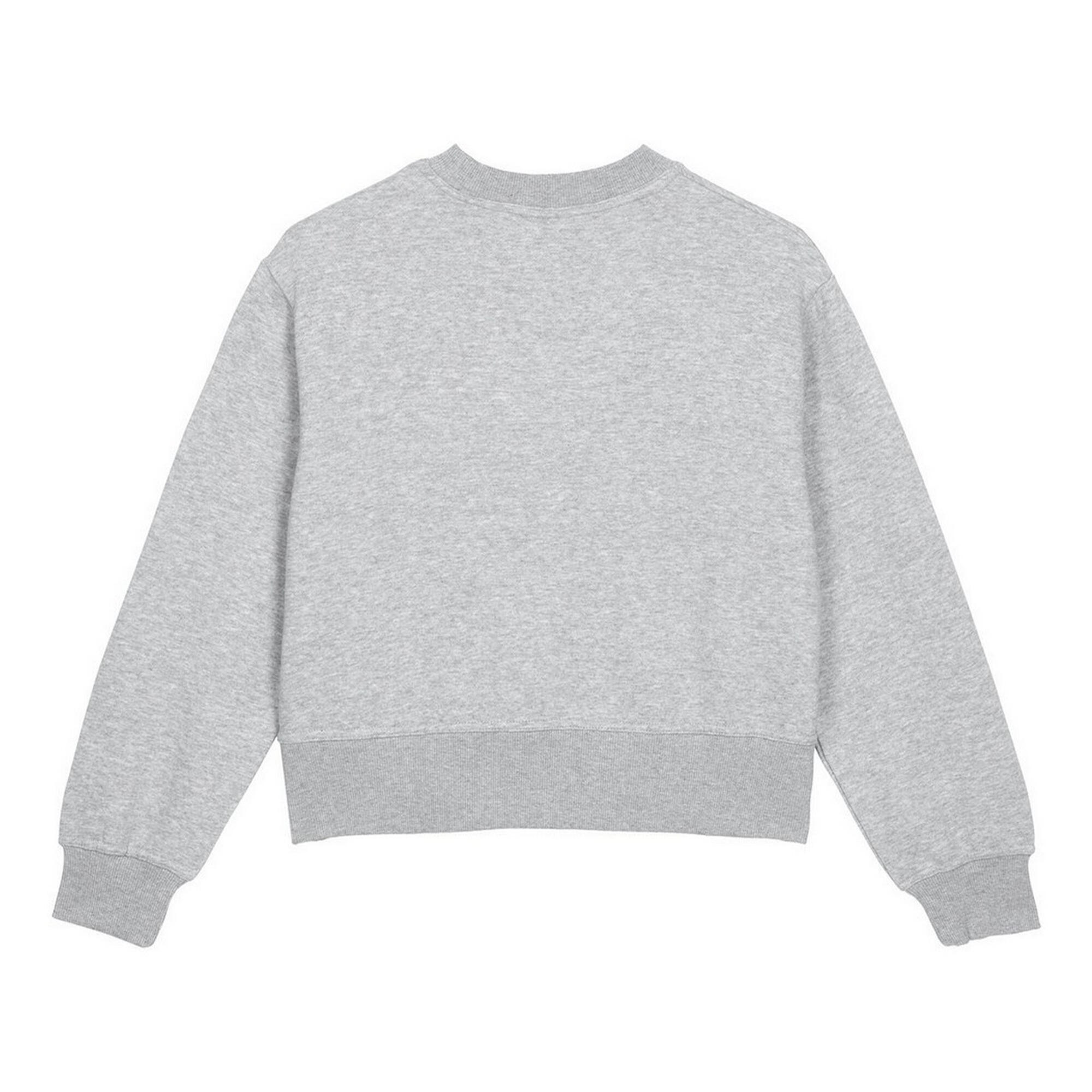 Sweat CORE Femme (Gris Chiné / Blanc) 2/4