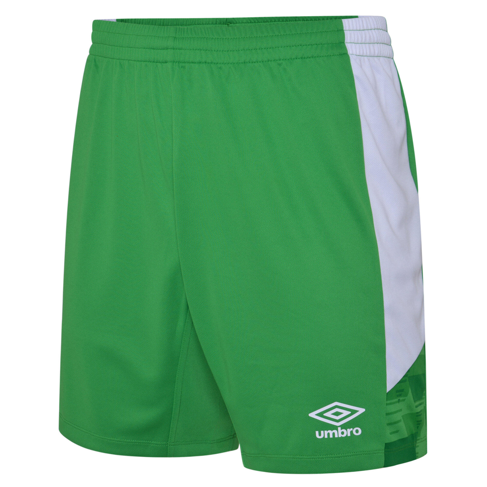 emerald green / white