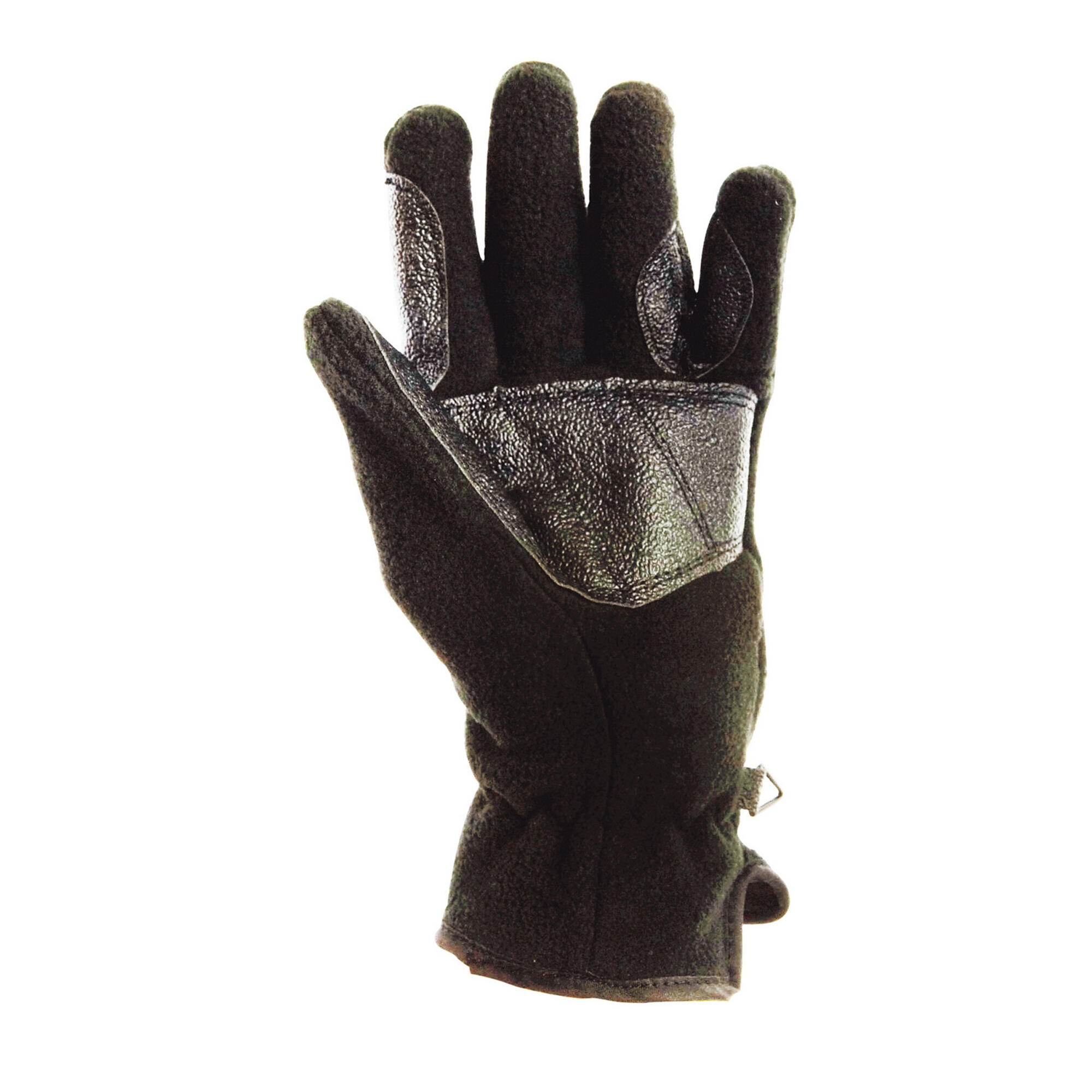 Adults Unisex Polar Fleece Riding Gloves (Black) 2/4