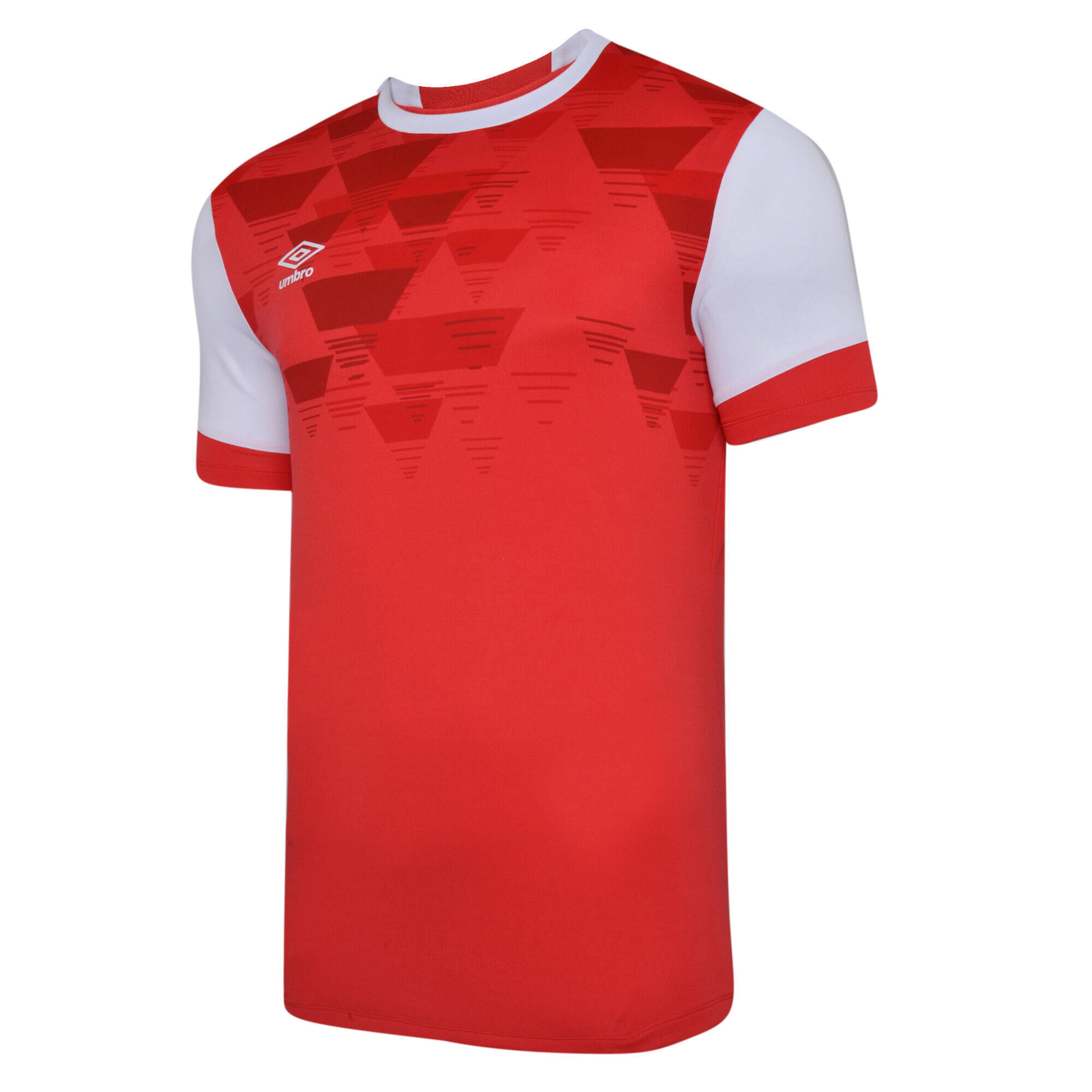 UMBRO Childrens/Kids Vier Jersey (Vermillion/White)