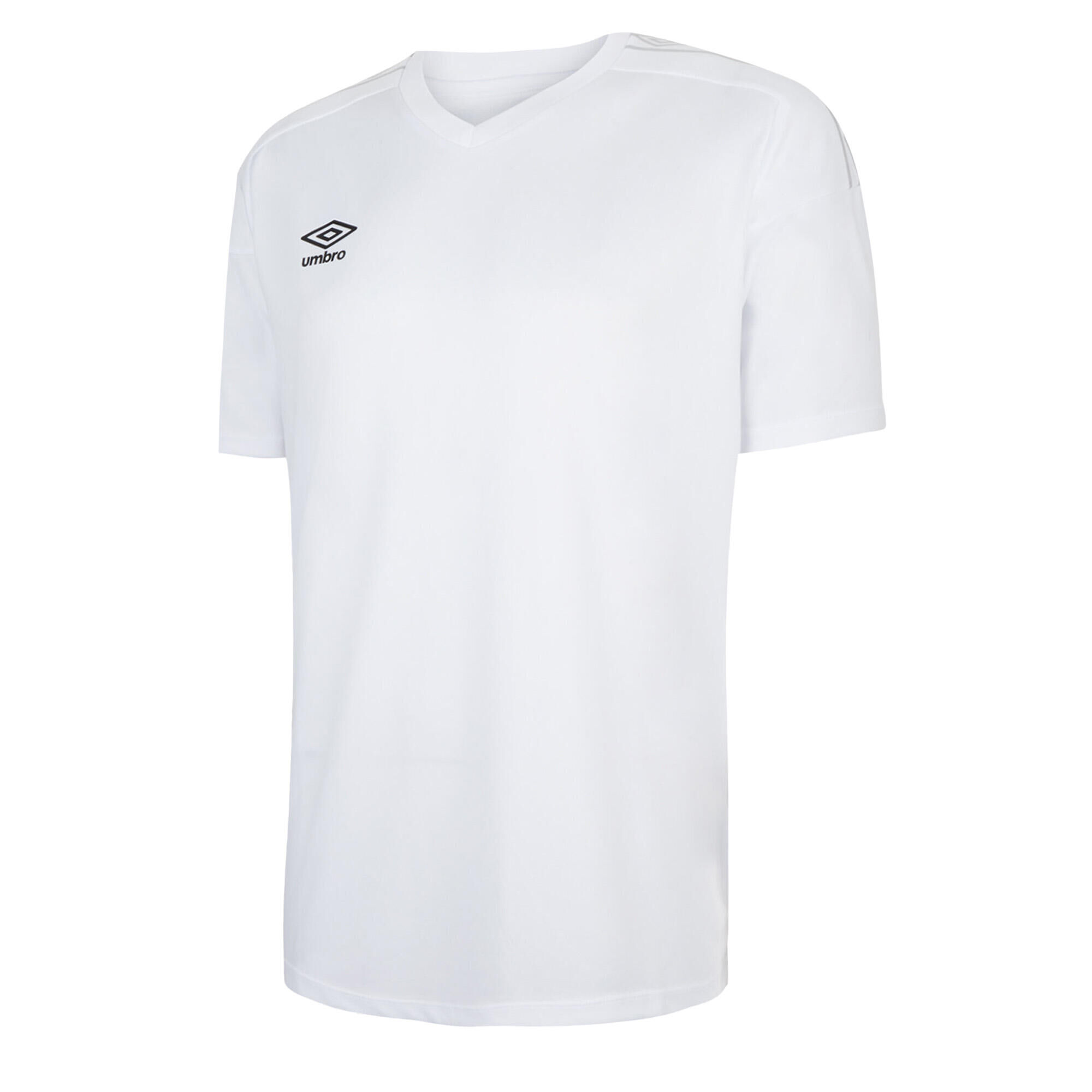 UMBRO Childrens/Kids Legacy ShortSleeved Jersey (White)