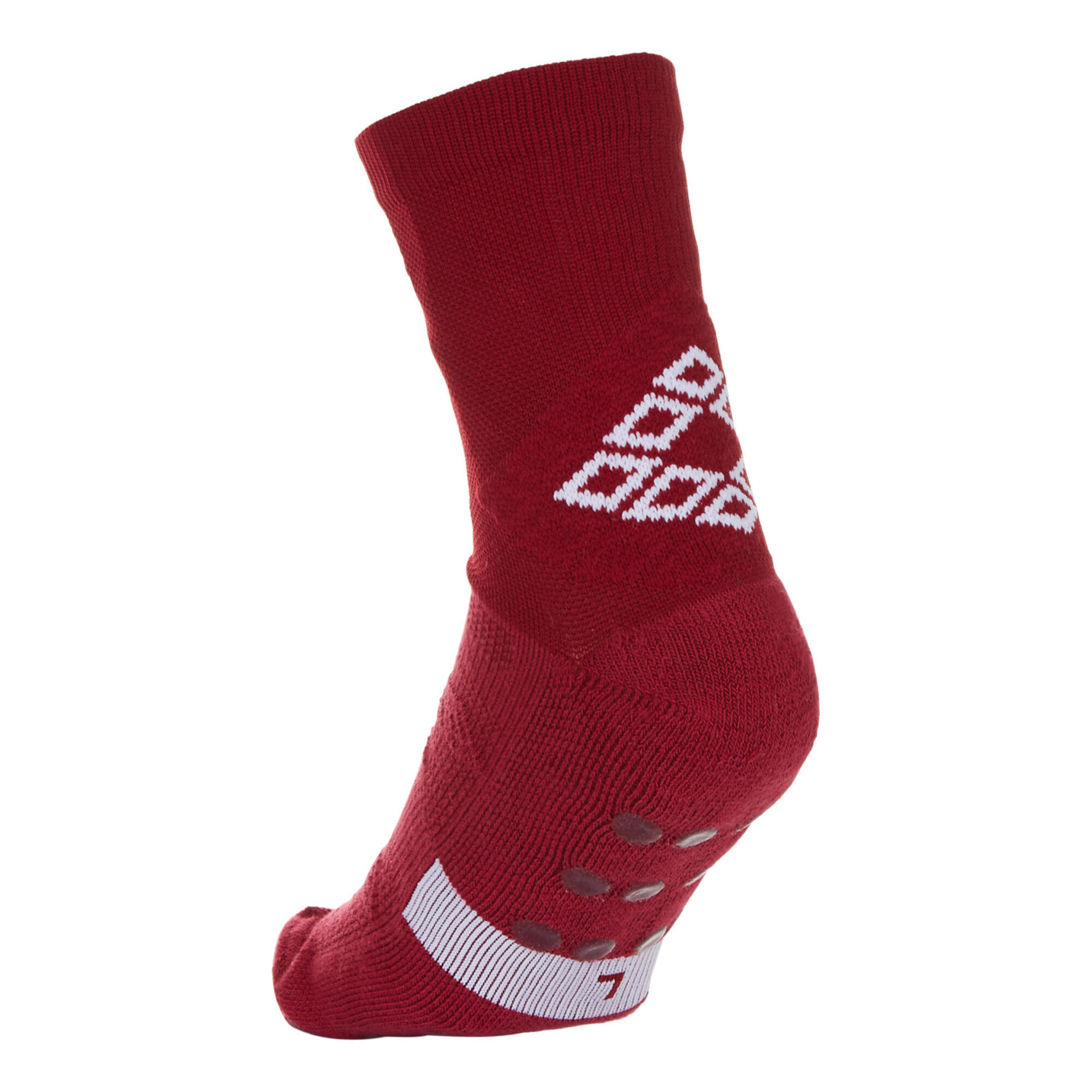 Mens Protex Gripped Ankle Socks (New Claret) 1/3