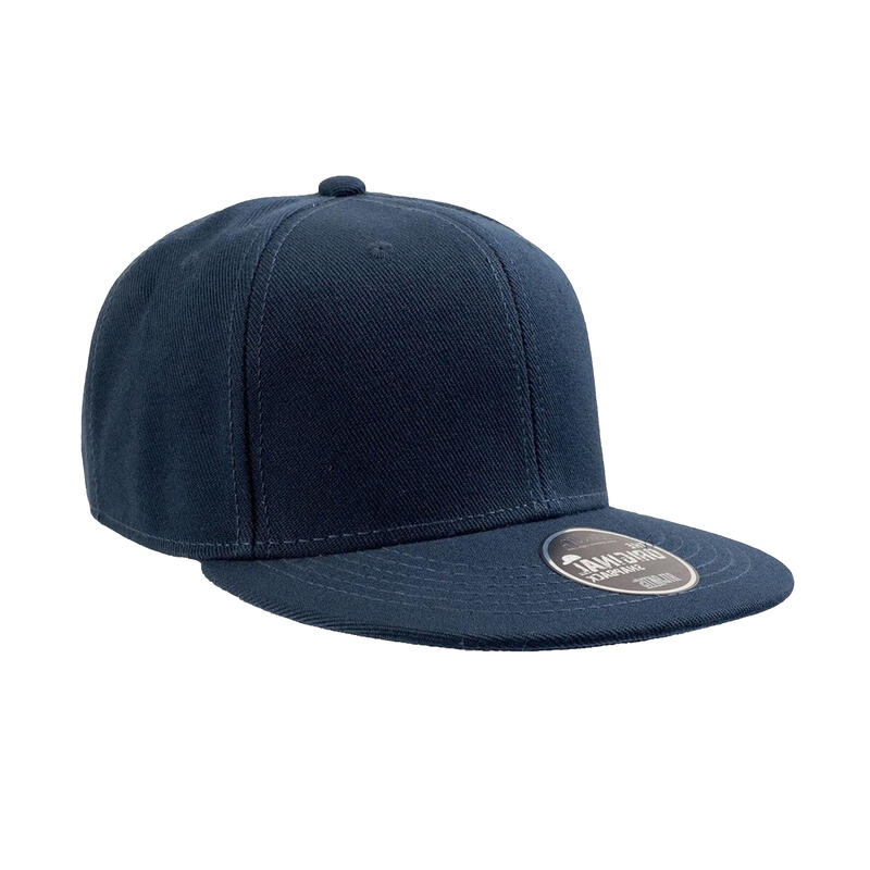 SnapbackKappe mit flachem Visier, 6 Paneele (2 StückPackung) Kinder Marineblau