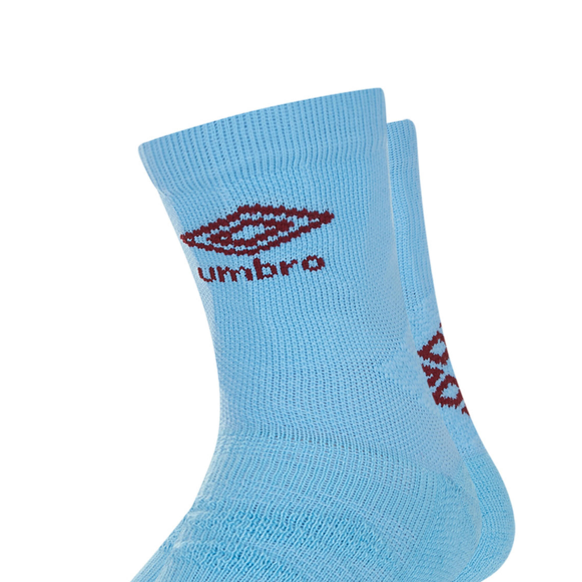 UMBRO Mens Protex Gripped Ankle Socks (White/Black)