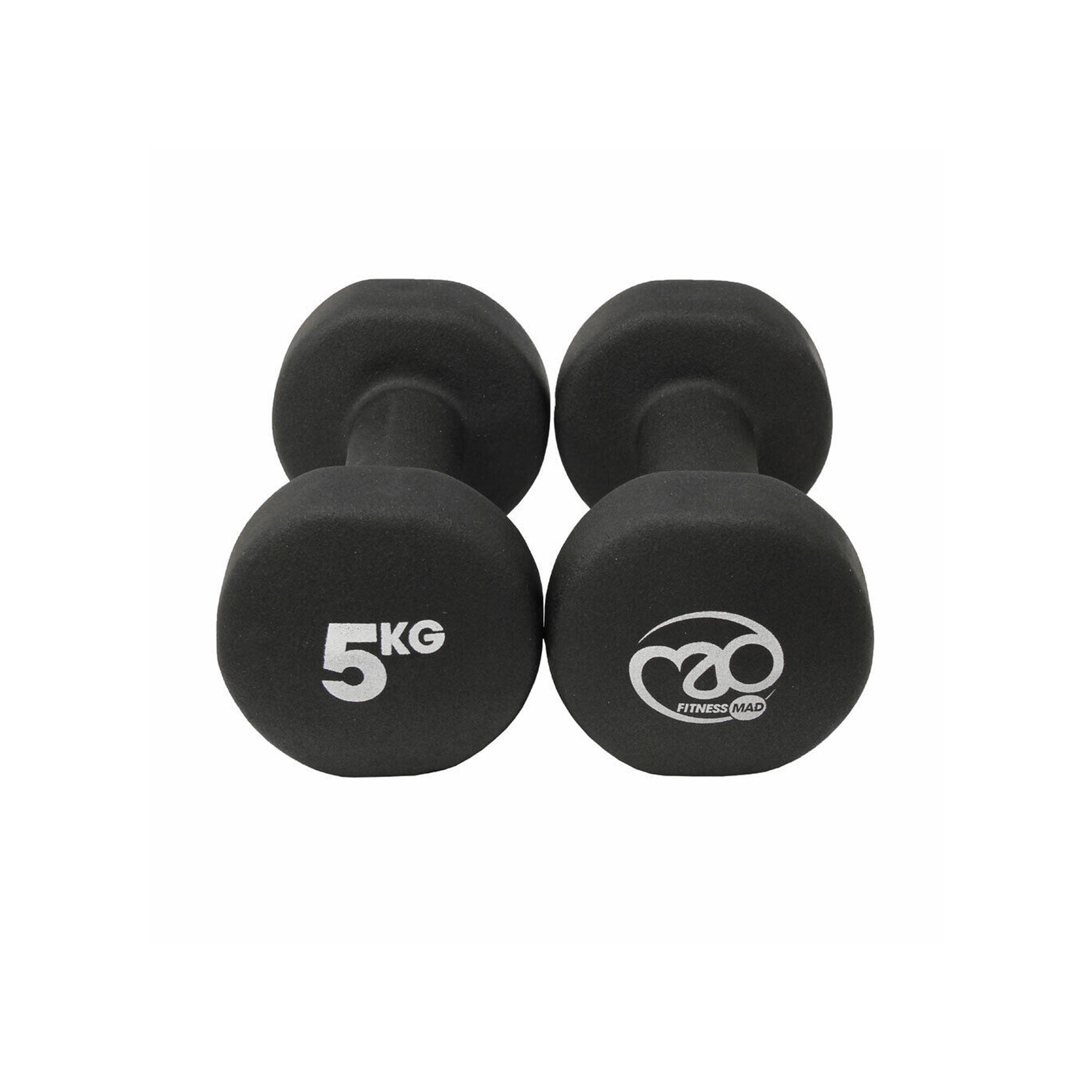 Neoprene Dumbell Set (Pack Of 2) (Black) 3/3