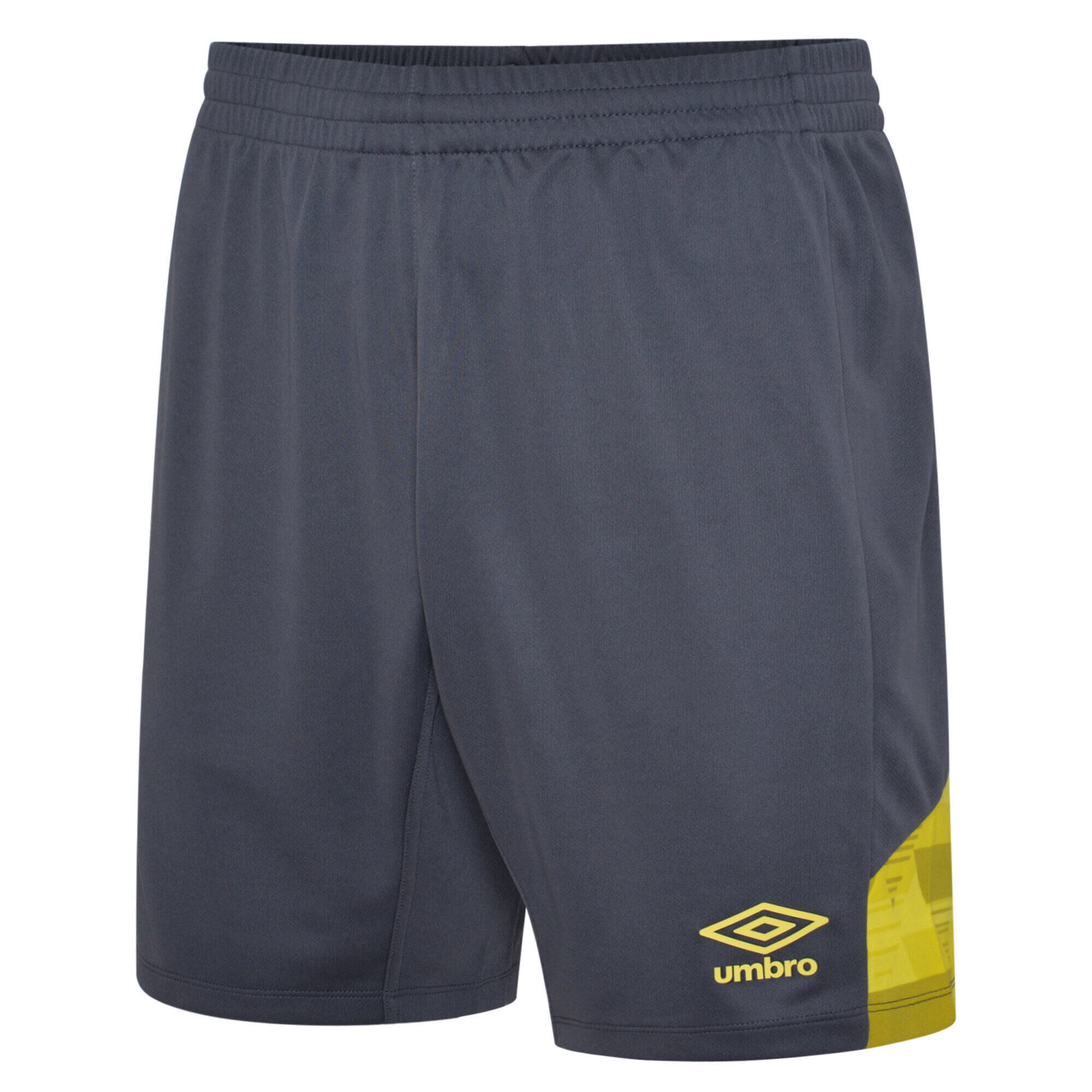 UMBRO Childrens/Kids Vier Shorts (Carbon/Blazing Yellow)