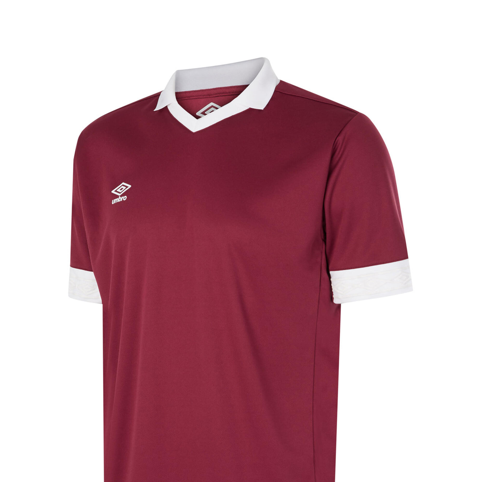 Childrens/Kids Tempest ShortSleeved Jersey (New Claret/White) 3/3