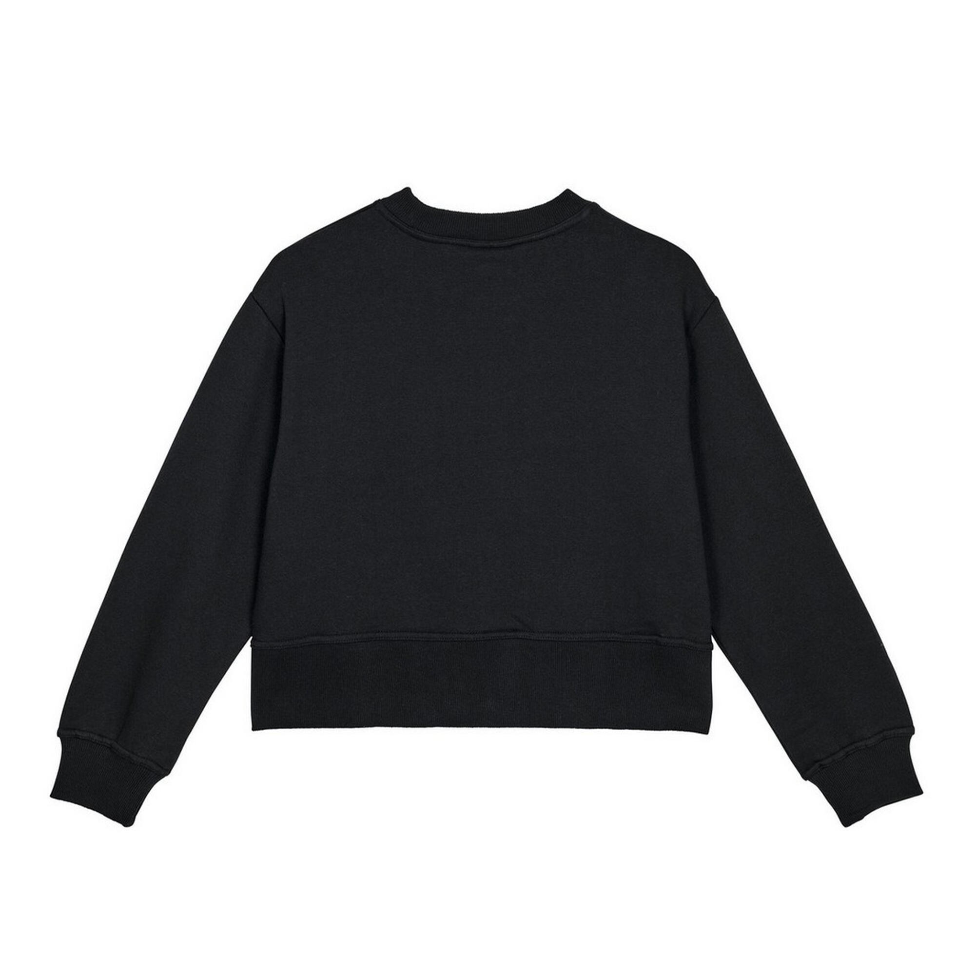 Womens/Ladies Core Boxy Sweatshirt (Black) 2/4